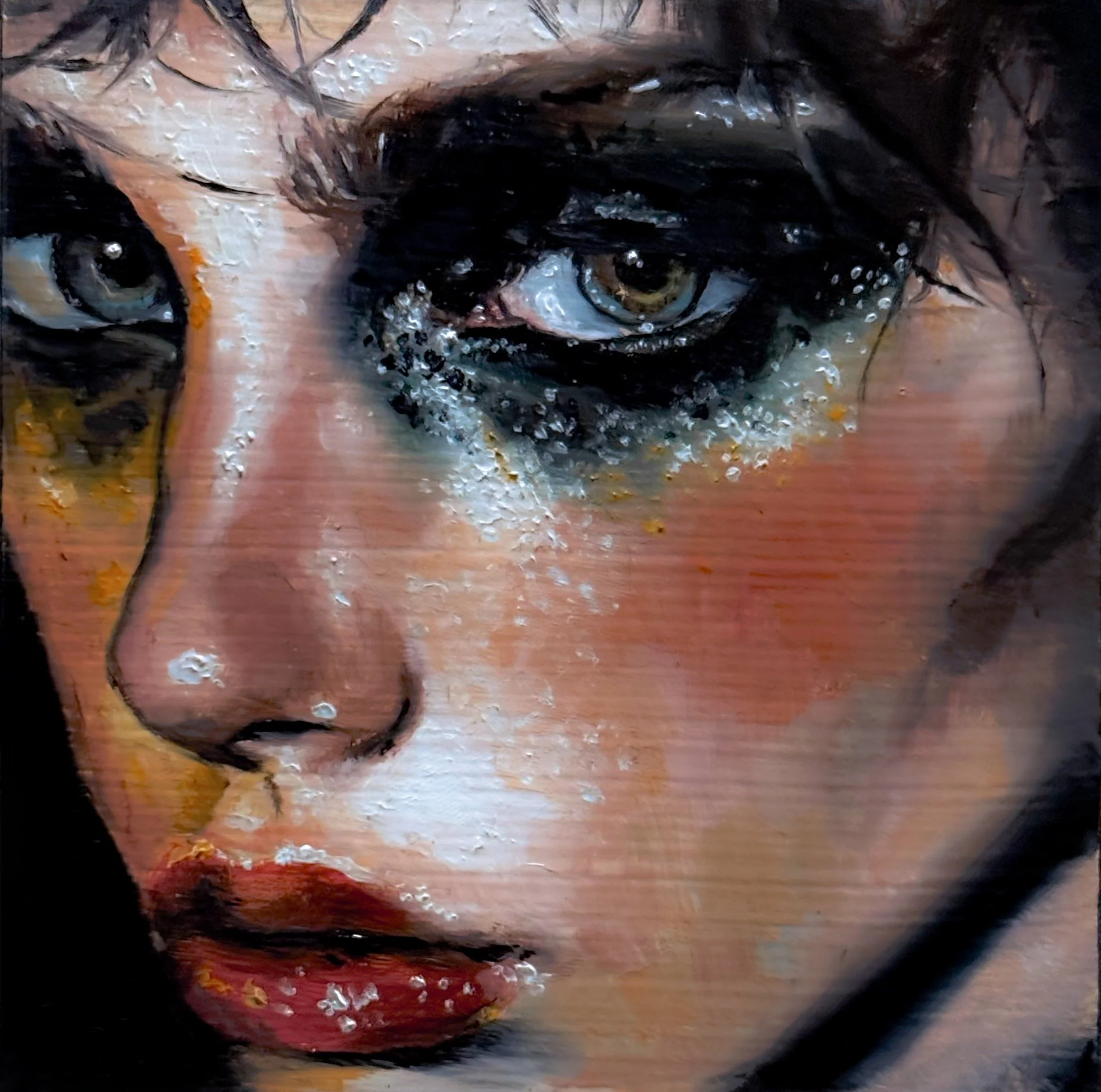 "Nightshade", Oil on Panel, 4"x4"