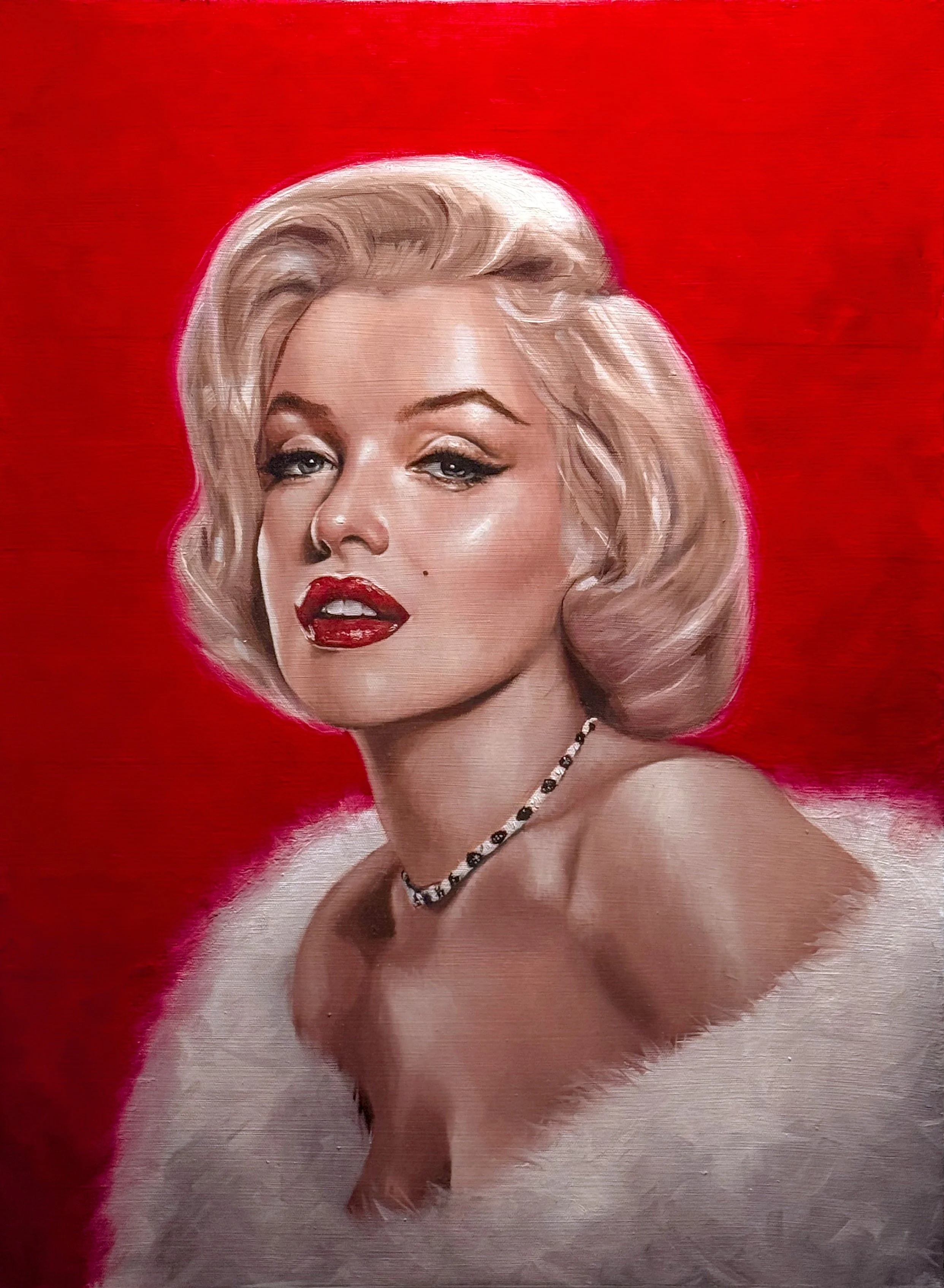 "Portrait of Marilyn", Oil on Canvas, 18"x24"