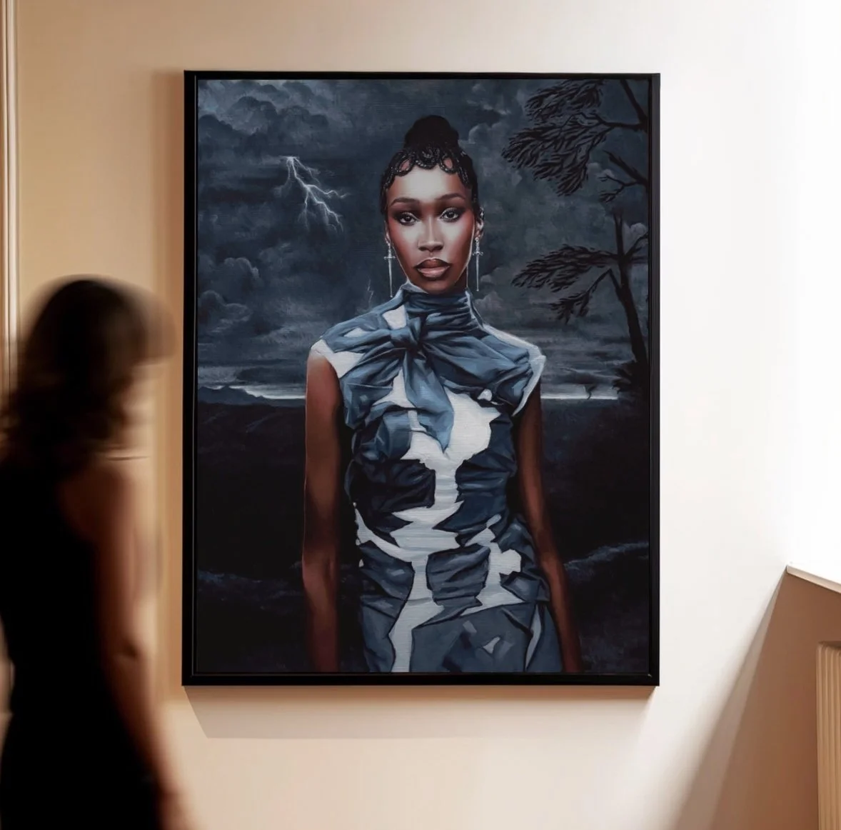 Lightning Veil Canvas Print