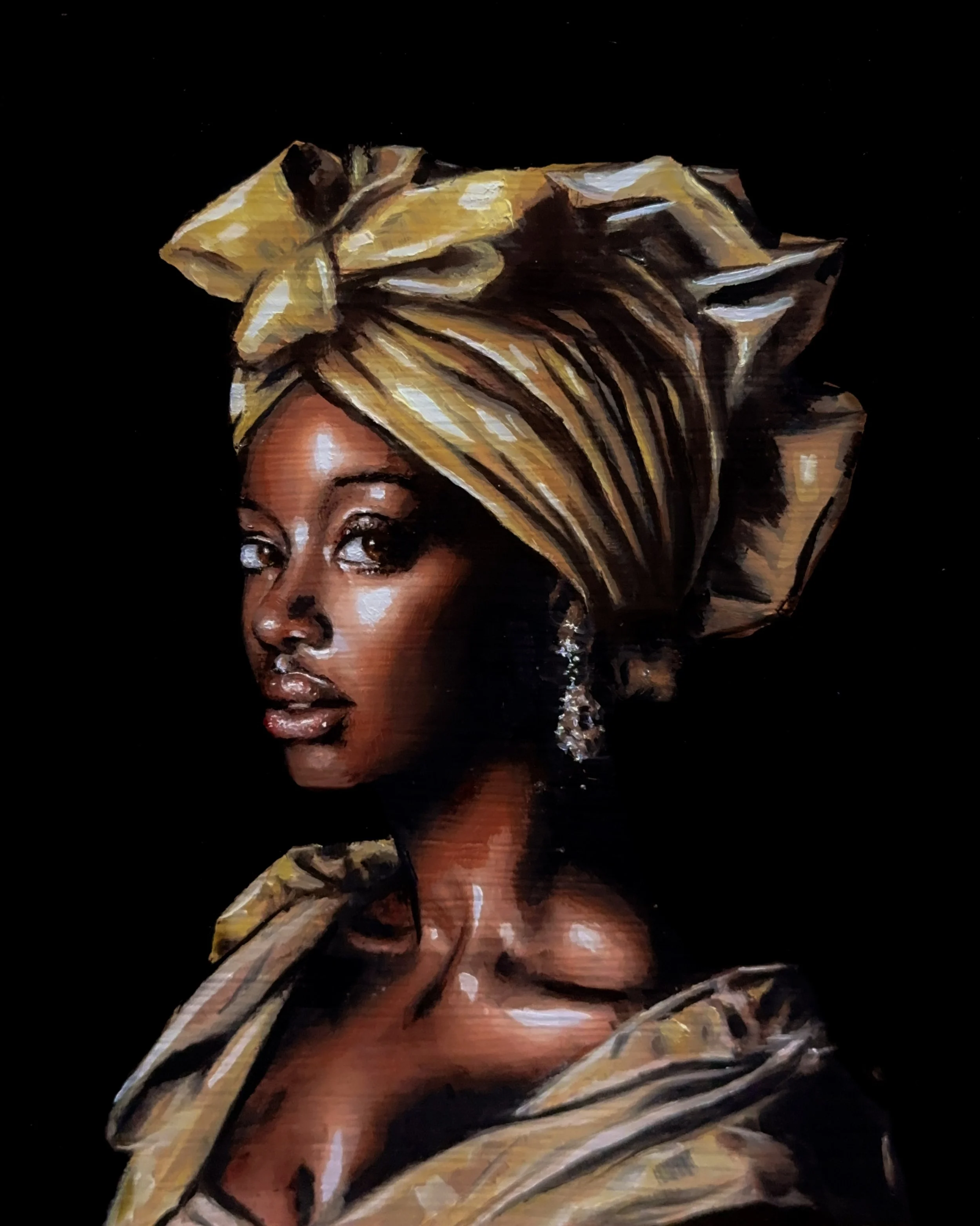 "Sunwoven", Oil on Panel, 8"x10"