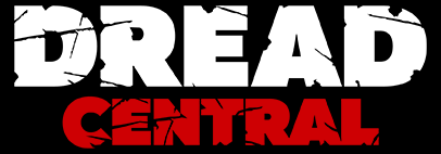 Text that reads "DREAD CENTRAL" with "DREAD" in white and "CENTRAL" in red on a black background.