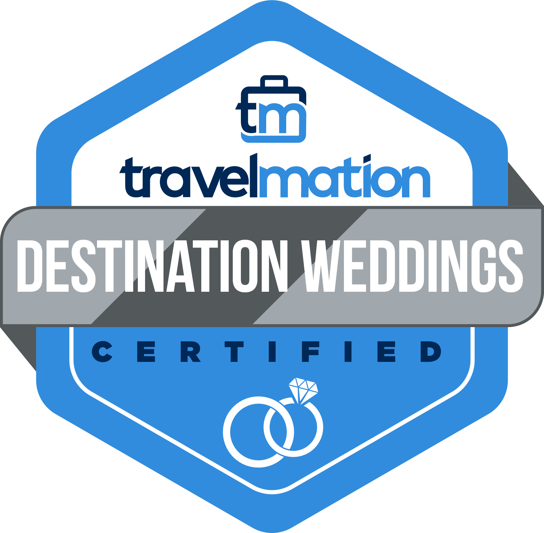 Travelmation Destination Weddings Certified badge