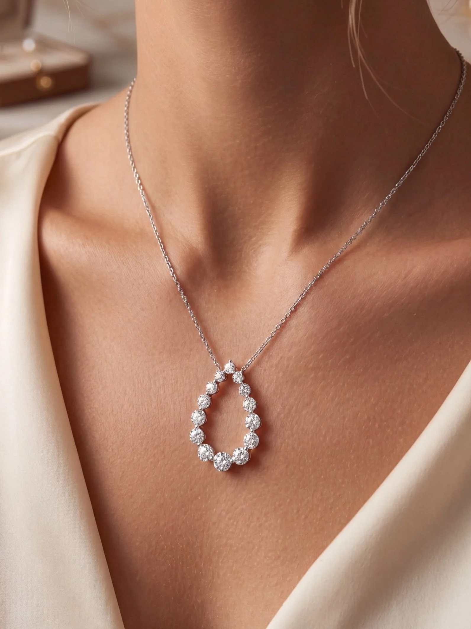 Soft look. Hard to ignore. 

#diamondnecklace #diamondjewelry #fyp #viral
