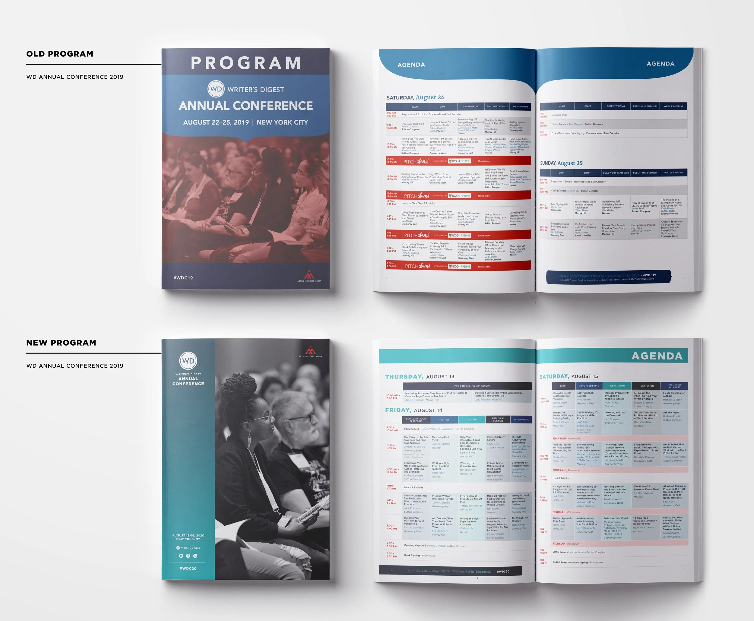 WD Annual Conference Print Program Old vs. New