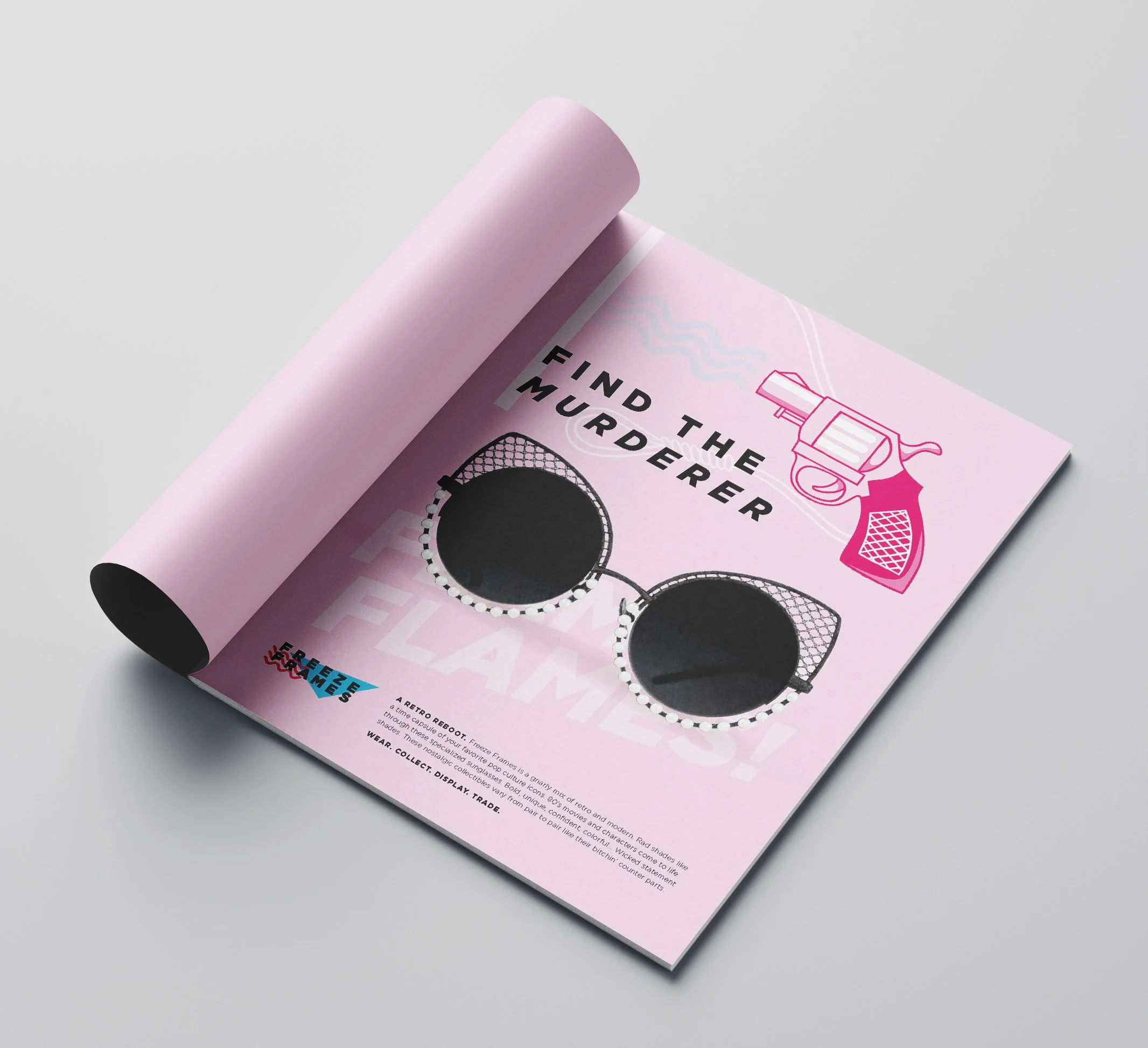 Mrs. White Sunglasses Print Ad