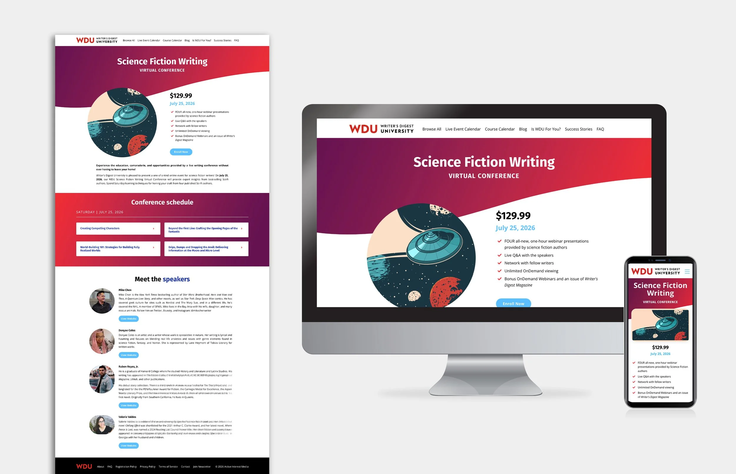 WDU Virtual Conference Landing Page