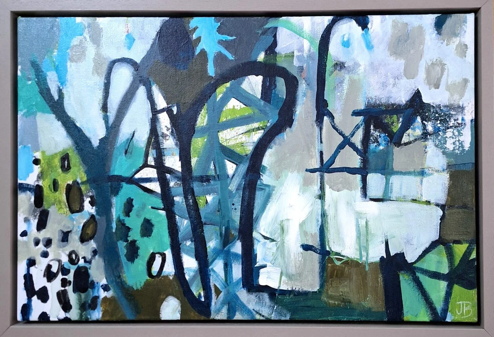 The Deep | Mixed Media on Canvas | Framed | 65 x 45 | £750