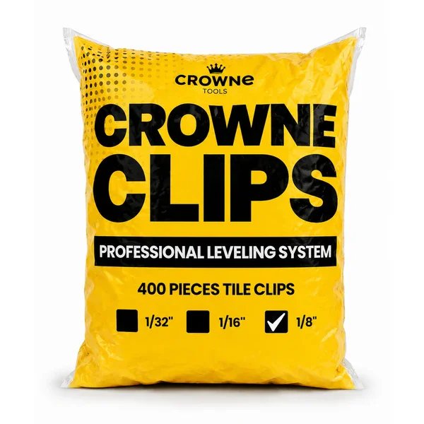 Crowne Tools 1/8" Crowne Leveling Clips (400 pcs)