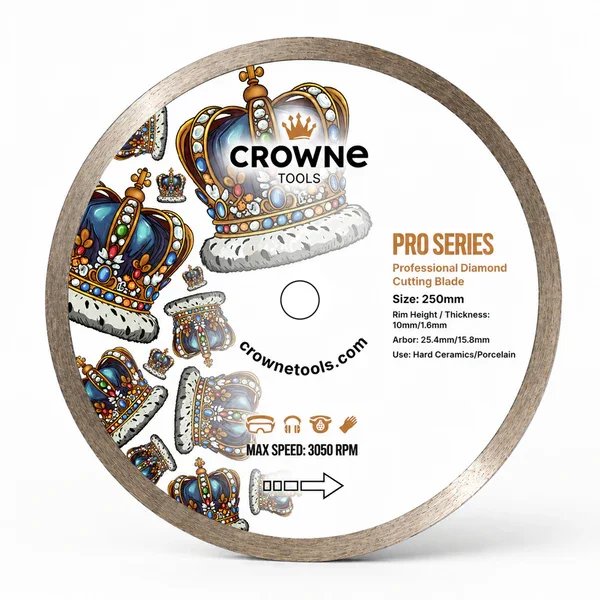 Crowne Tools 10" Pro-Series Wet Saw Blade