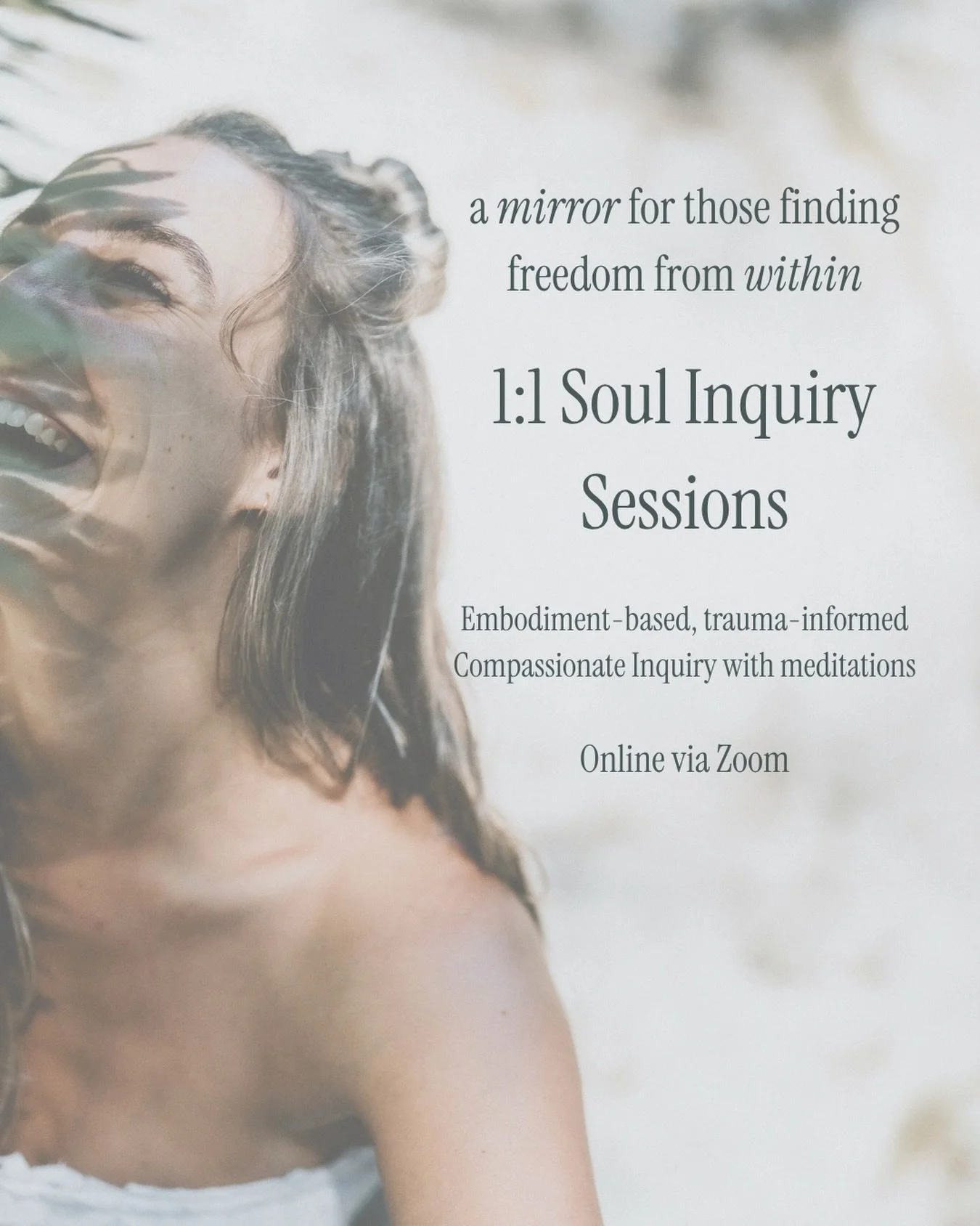 Follow link in bio for more information ✨

#healing #alternativetherapy #compassionateinquiry #meditation #onlinesessions