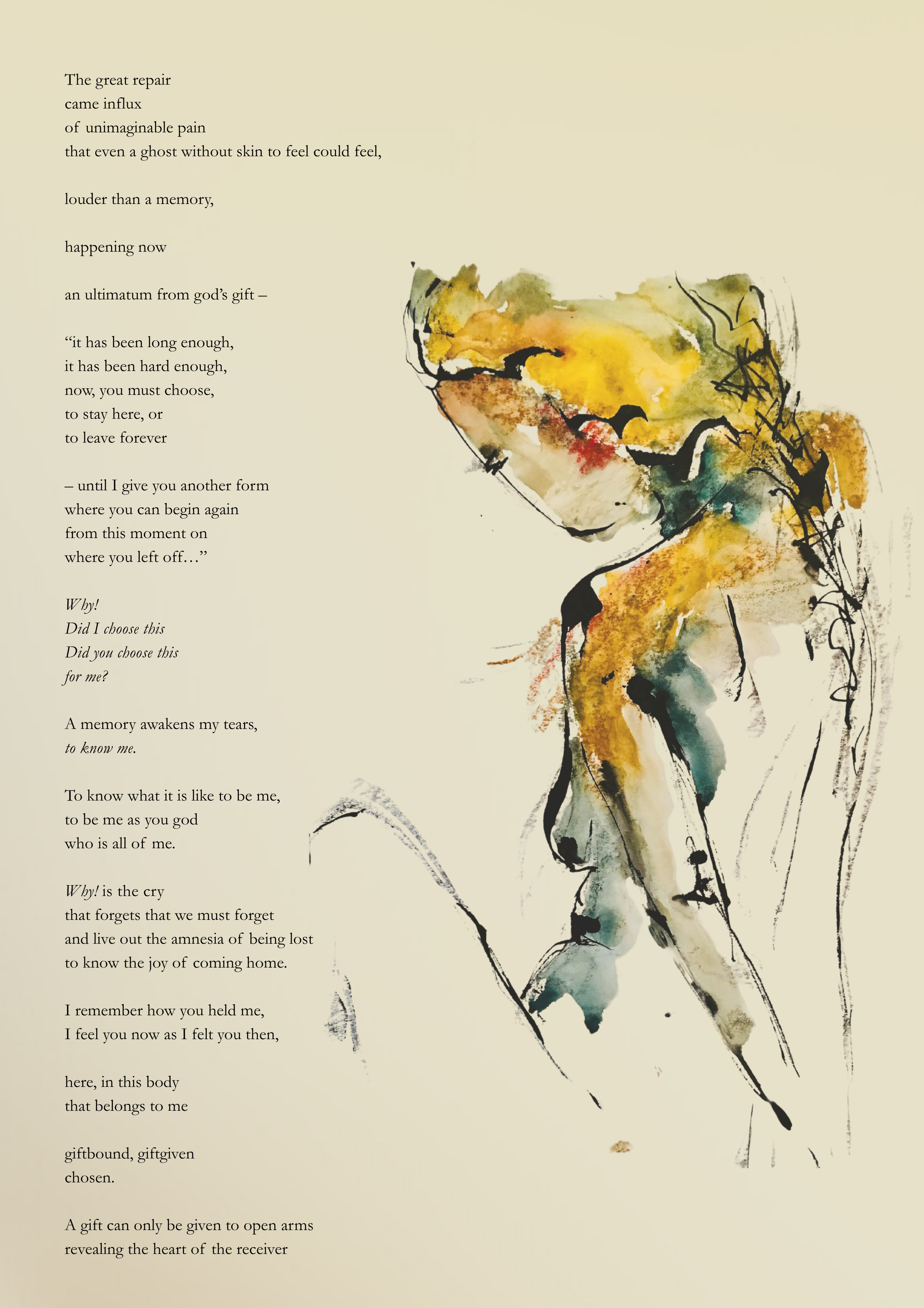 A little book of poems that taught me about devotion through choice - choosing a body, a relationship, and this life.