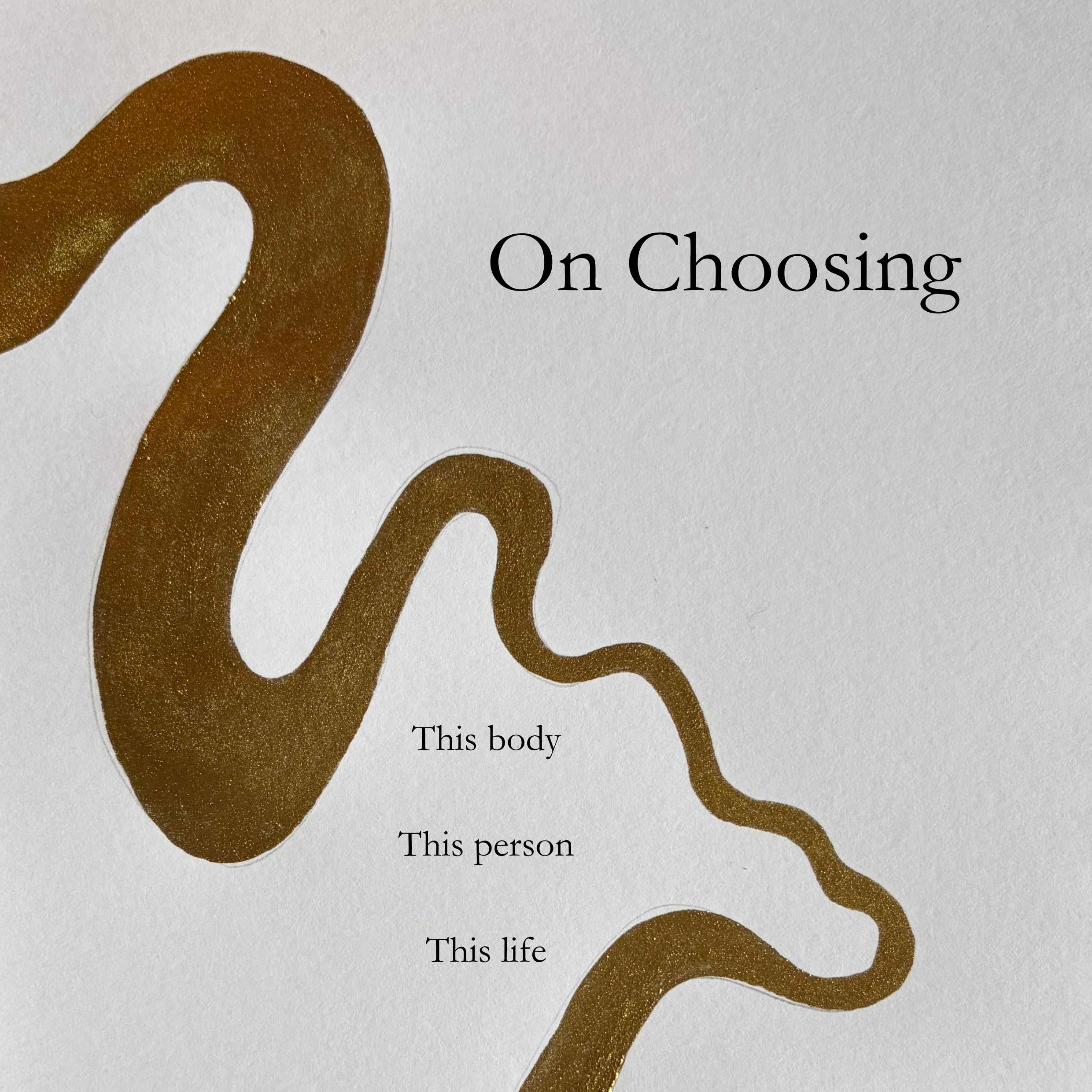 On Choosing - Poetry