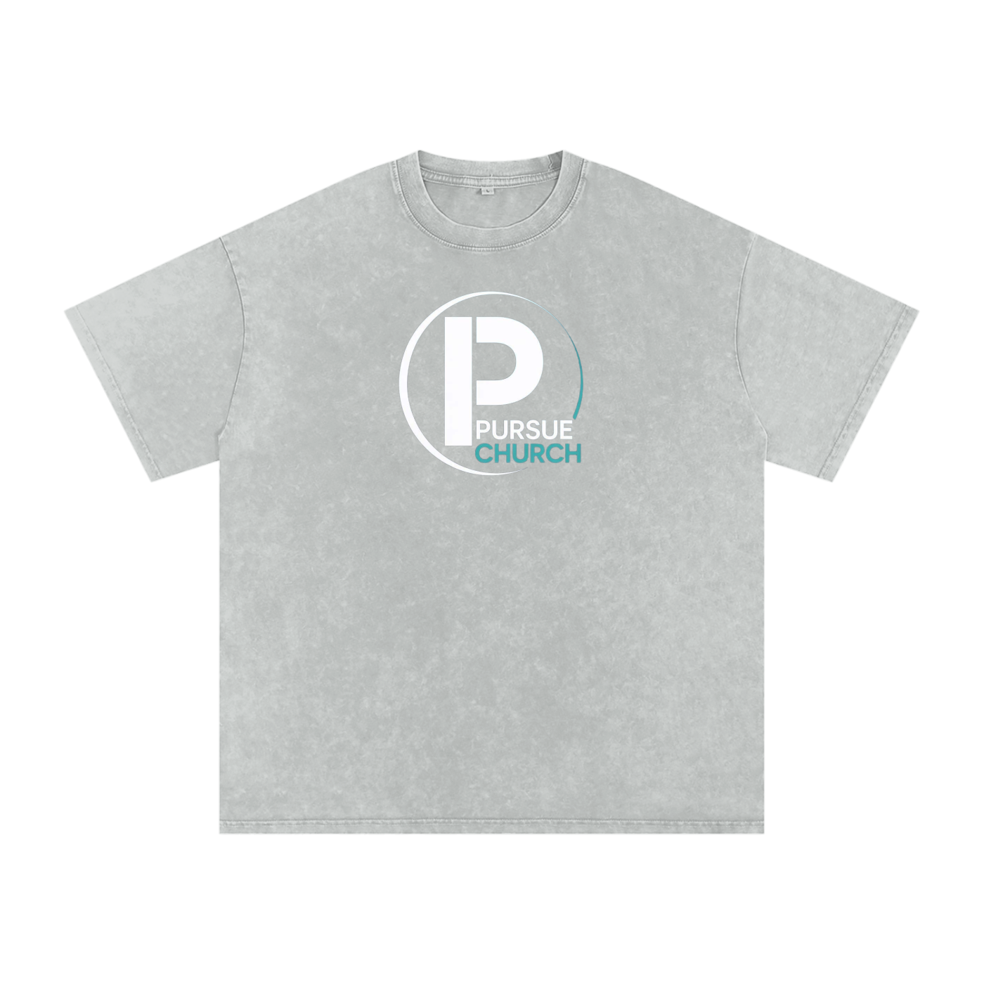 Snow Washed Oversized T - JUST GO!