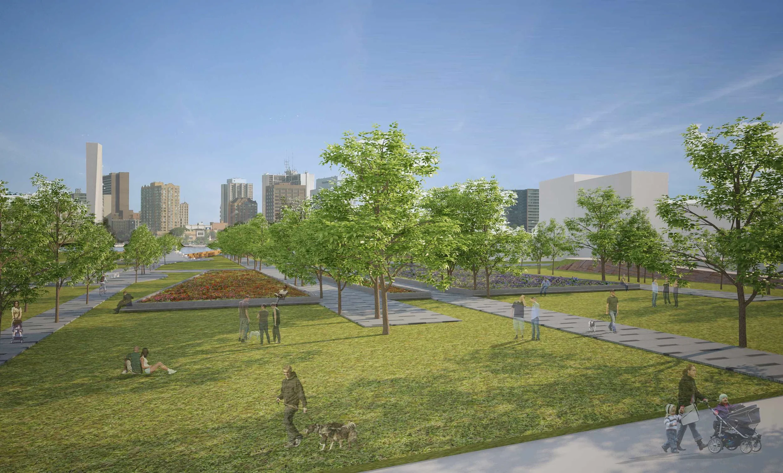 Detroit River Front Park
