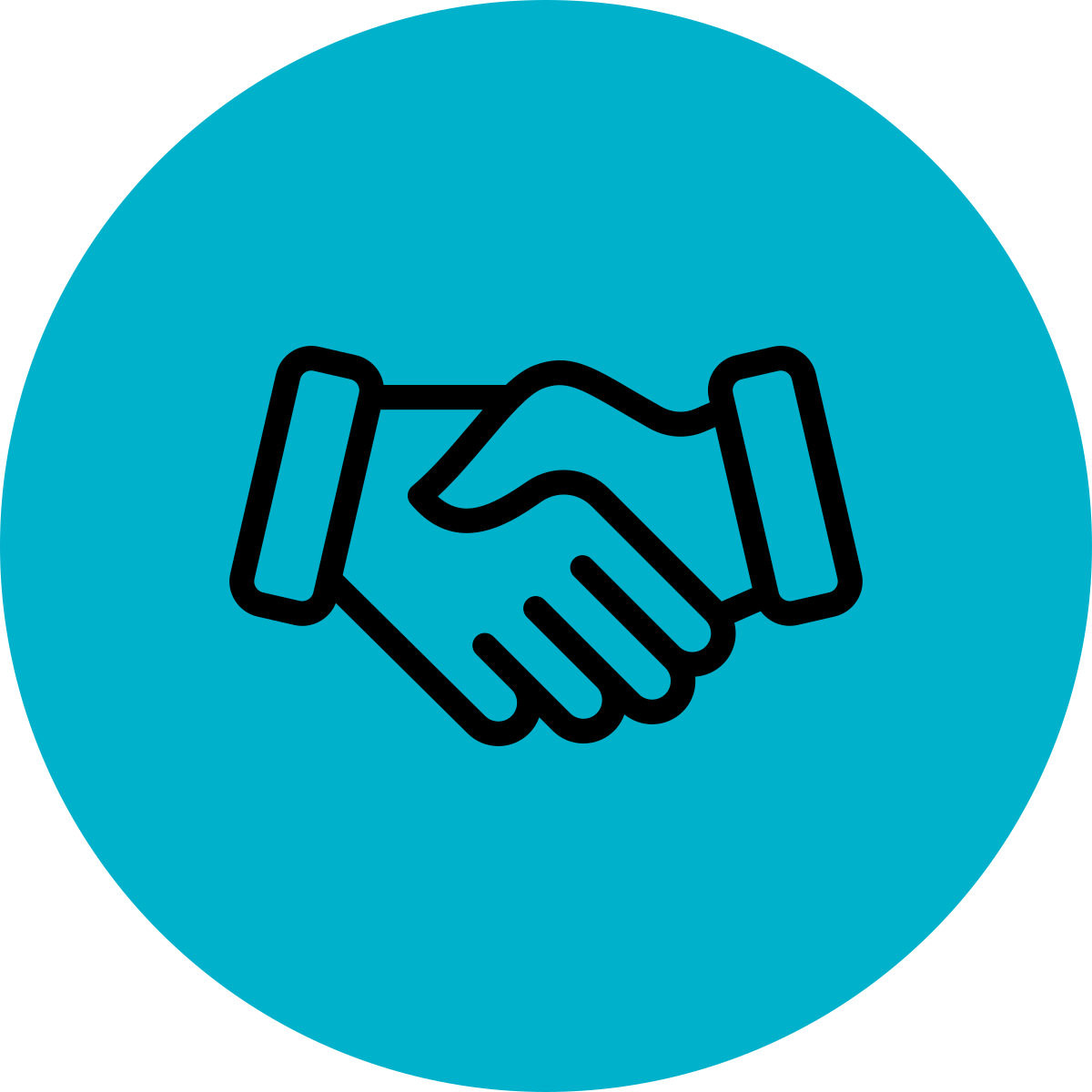 Icon of hands shaking