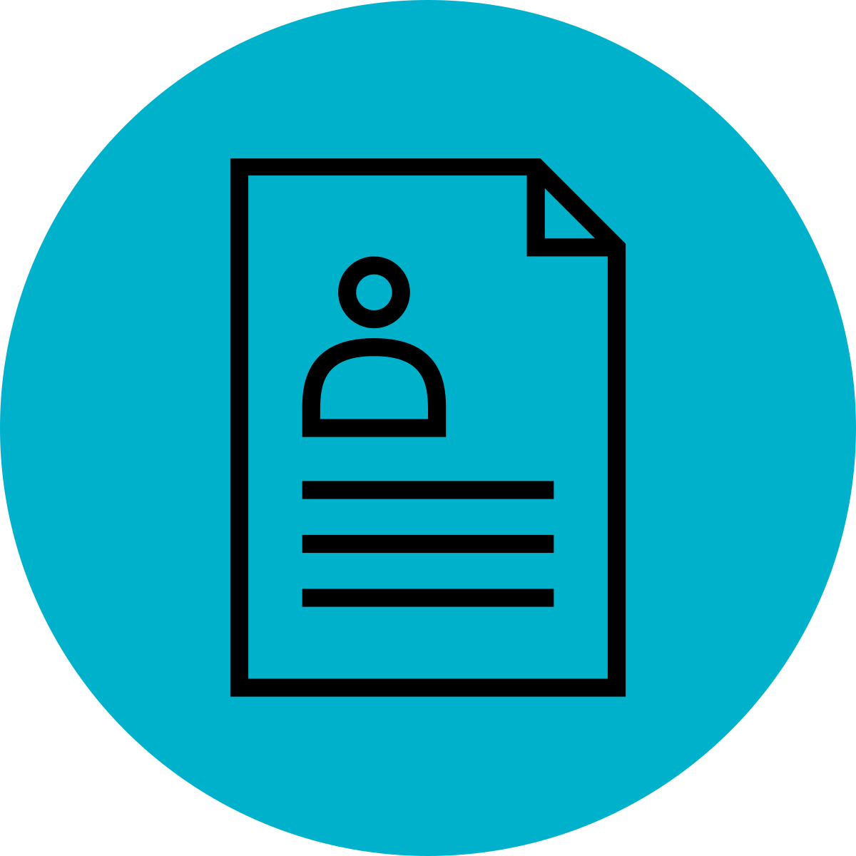 Icon of a document