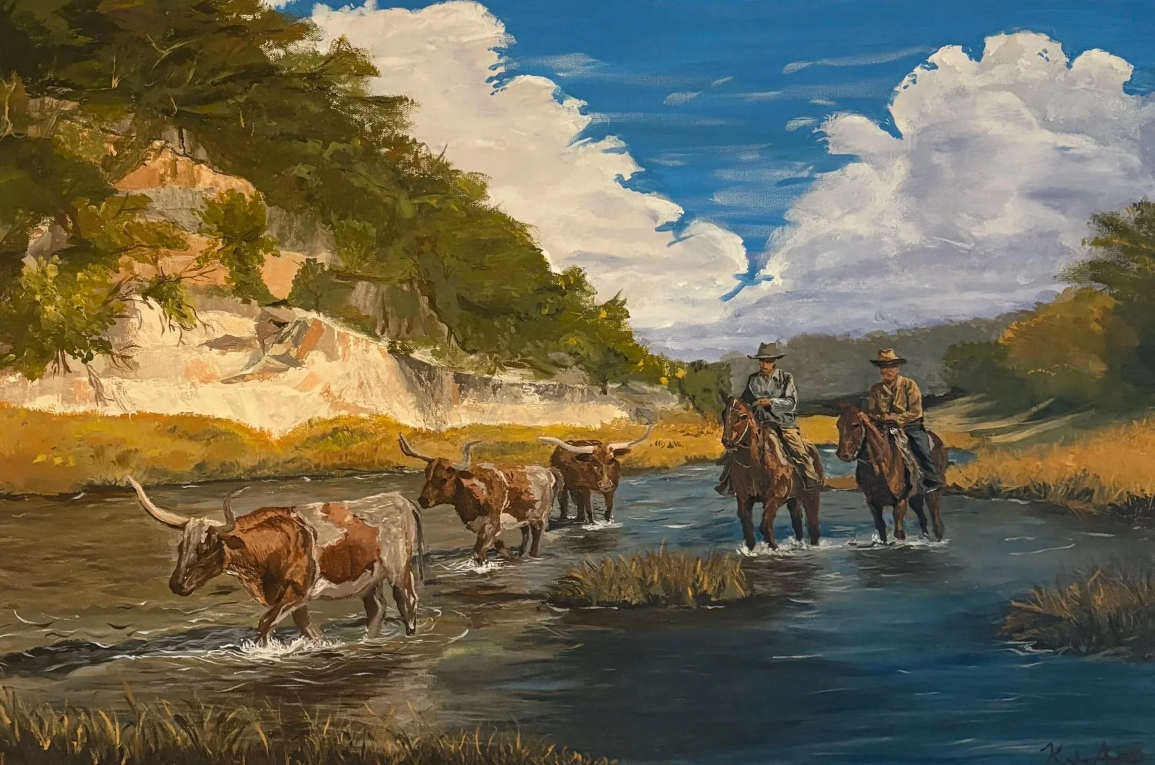 "Limestone River"
24x36"