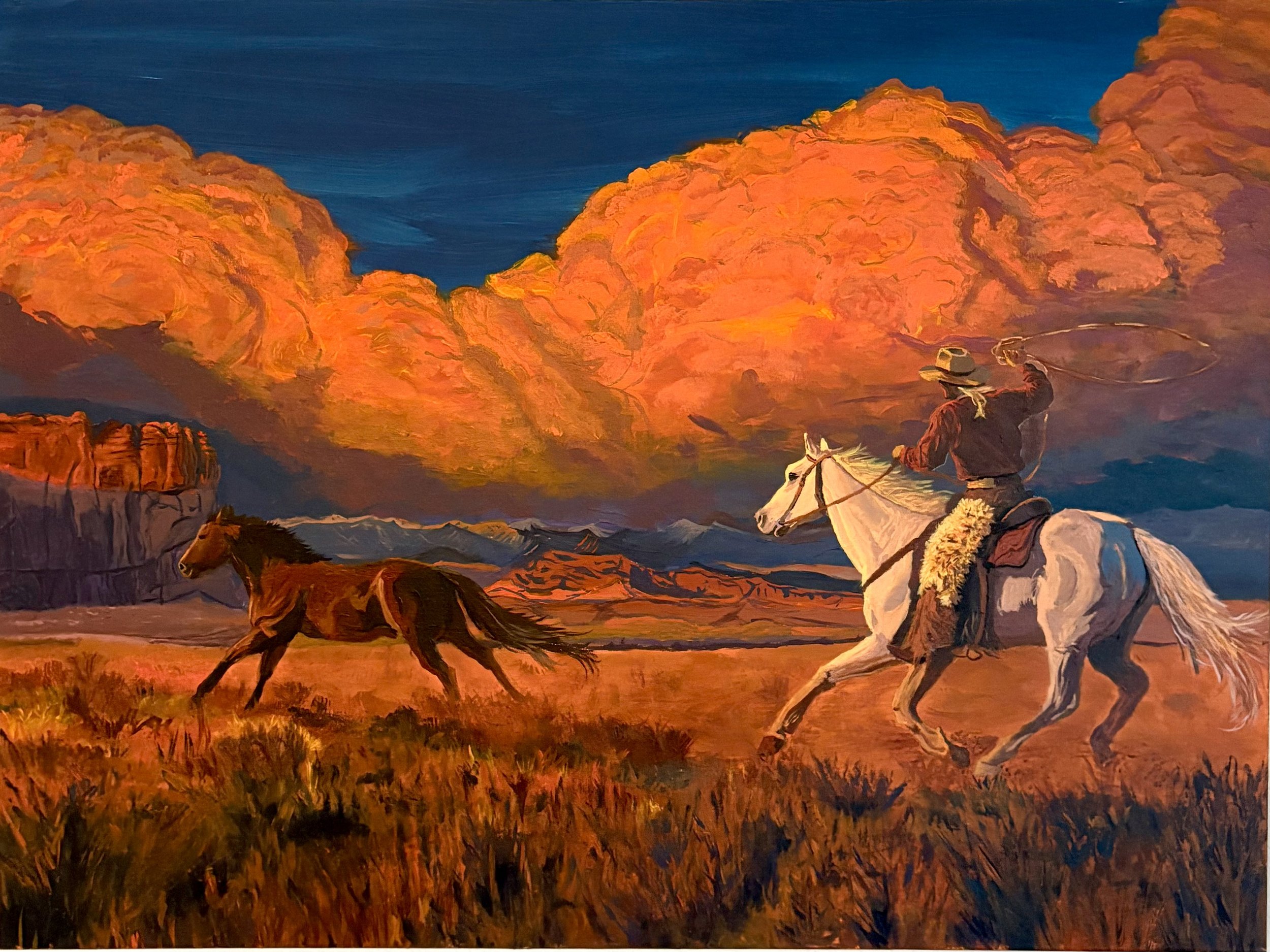 "Beneath a Burning Sky"
30x40"