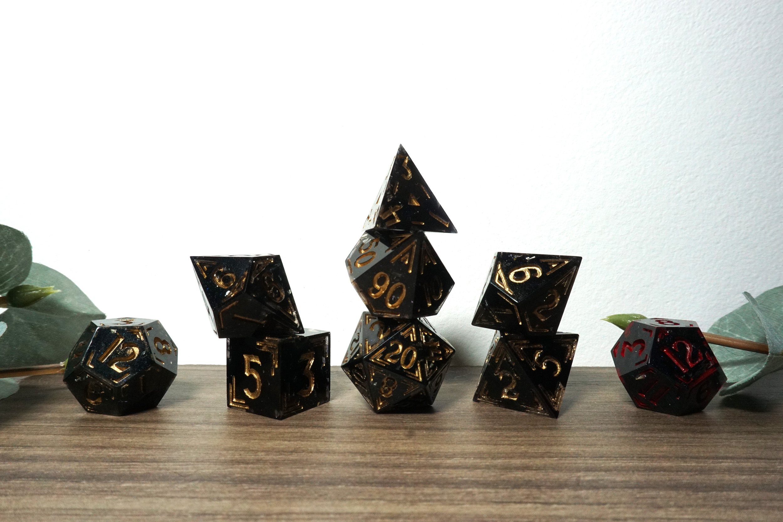 Black & Gold Dice