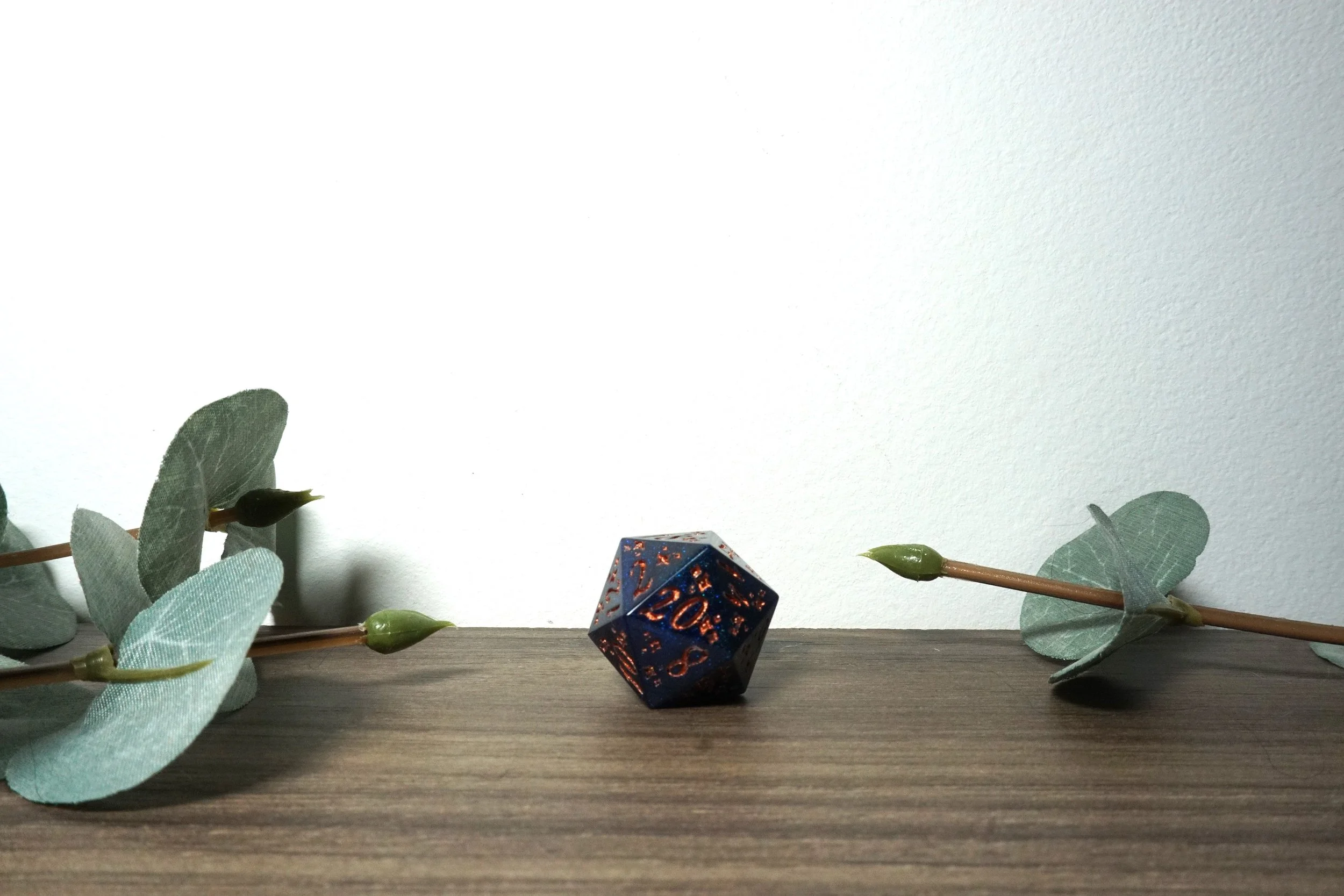 Blue & Copper D20