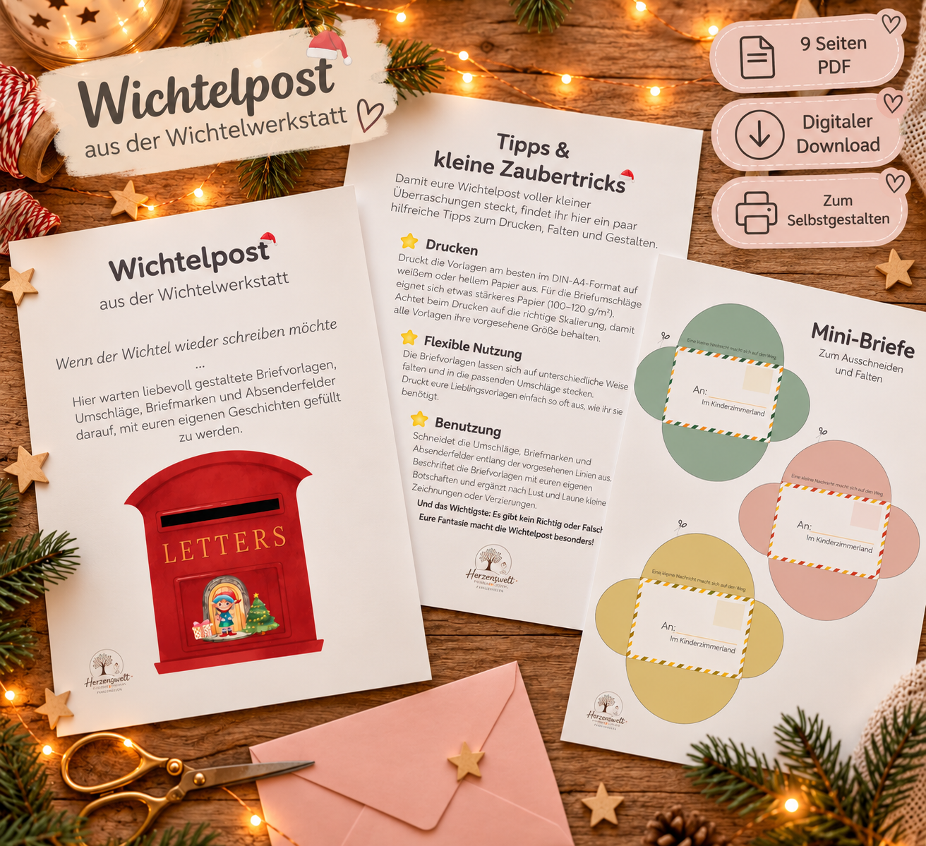 Wichtelpost – Briefe & kleine Botschaften aus der Wichtelwerkstatt