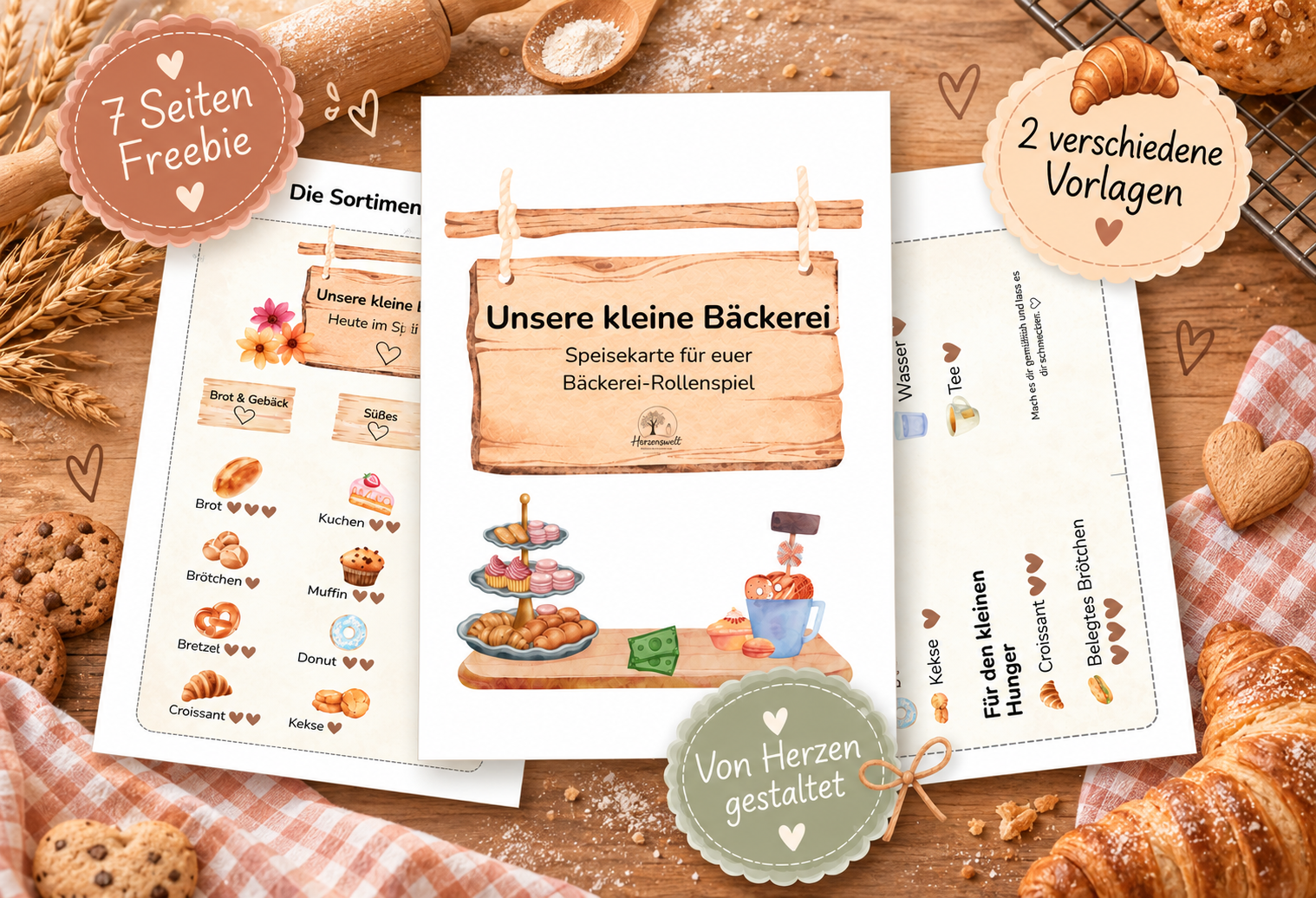 Unsere kleine Bäckerei - Freebie
