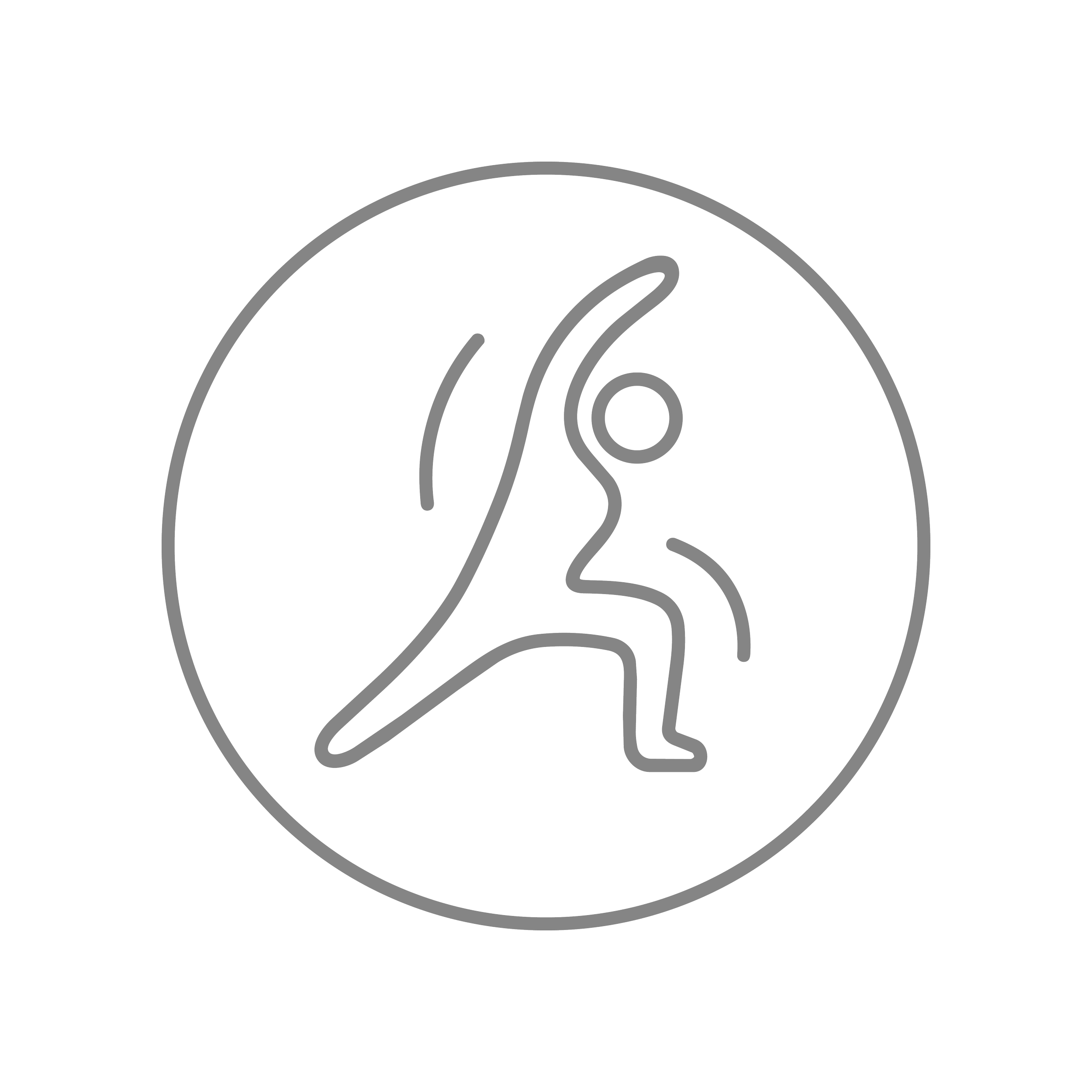 Line drawing of a stylized Wi-Fi signal icon with a radio wave symbol inside a circle