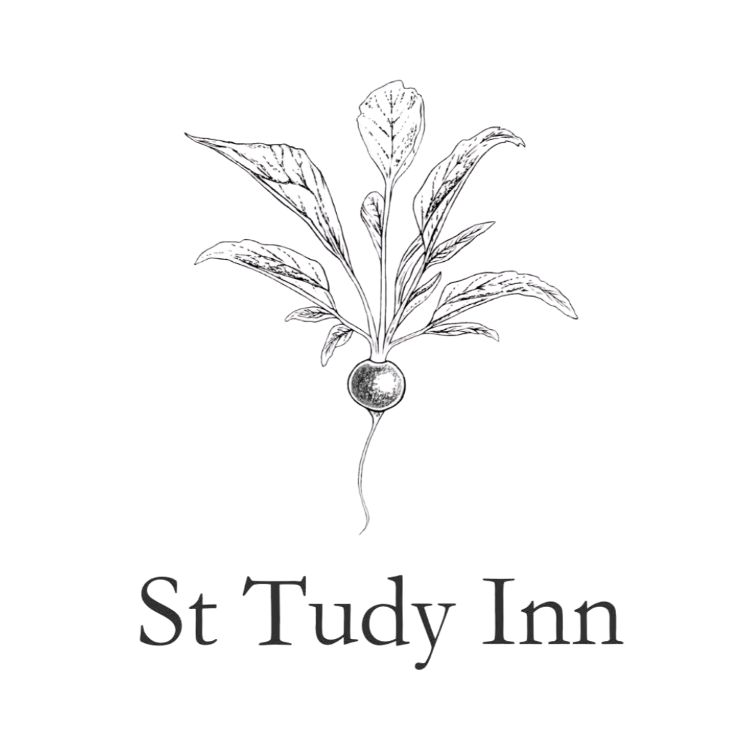 Logo for St Tudy Inn, an award-winning pub near Bodmin