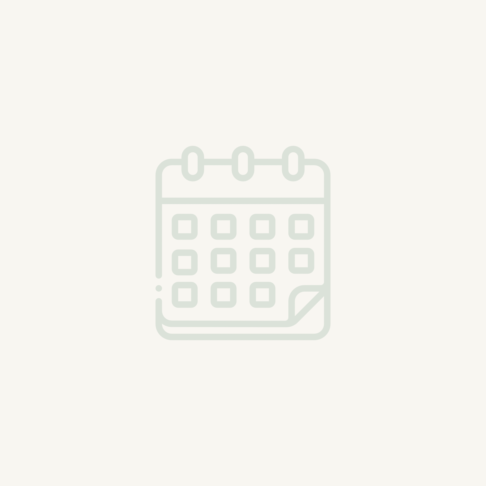 Drawing of a calendar.