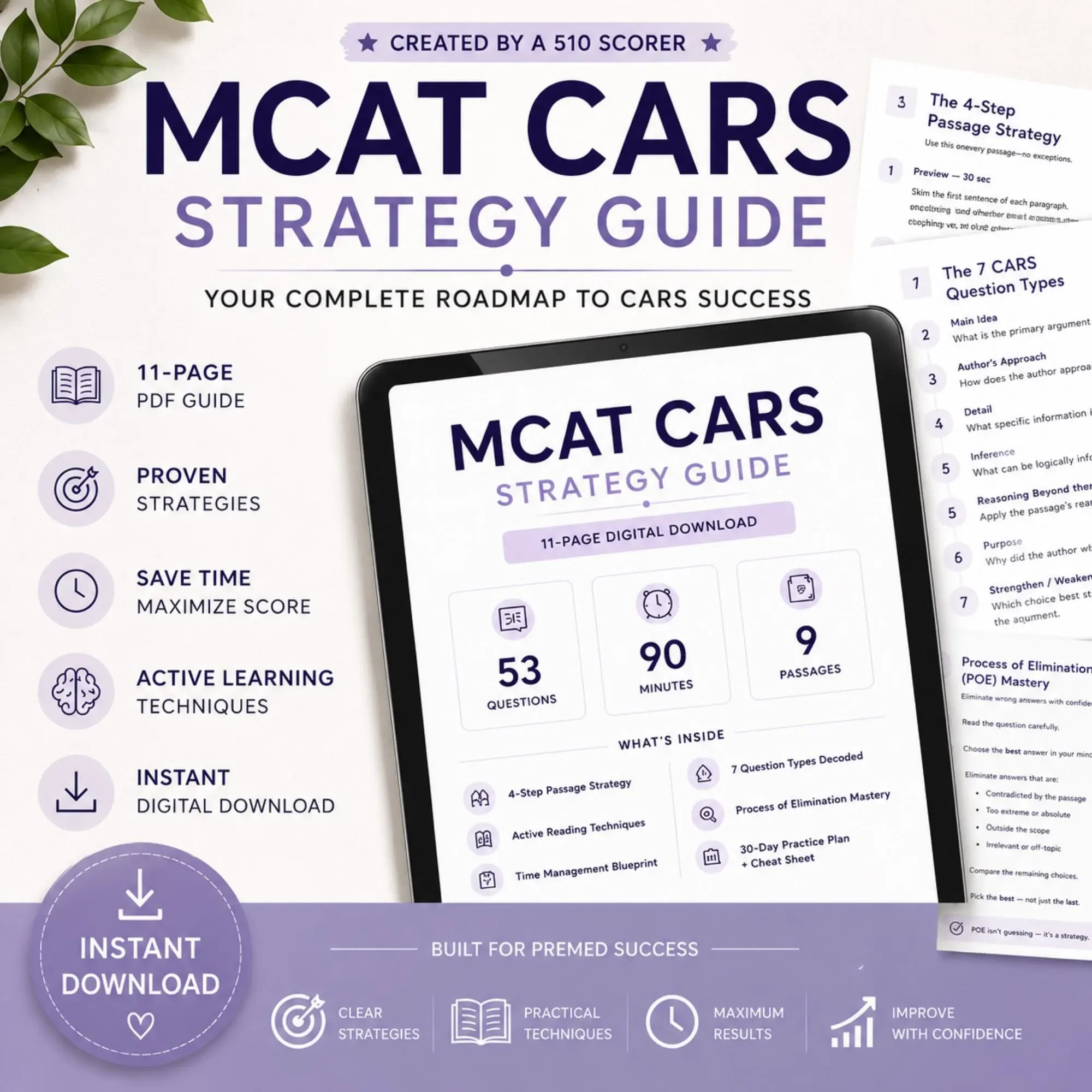 MCAT CARS Strategy Guide