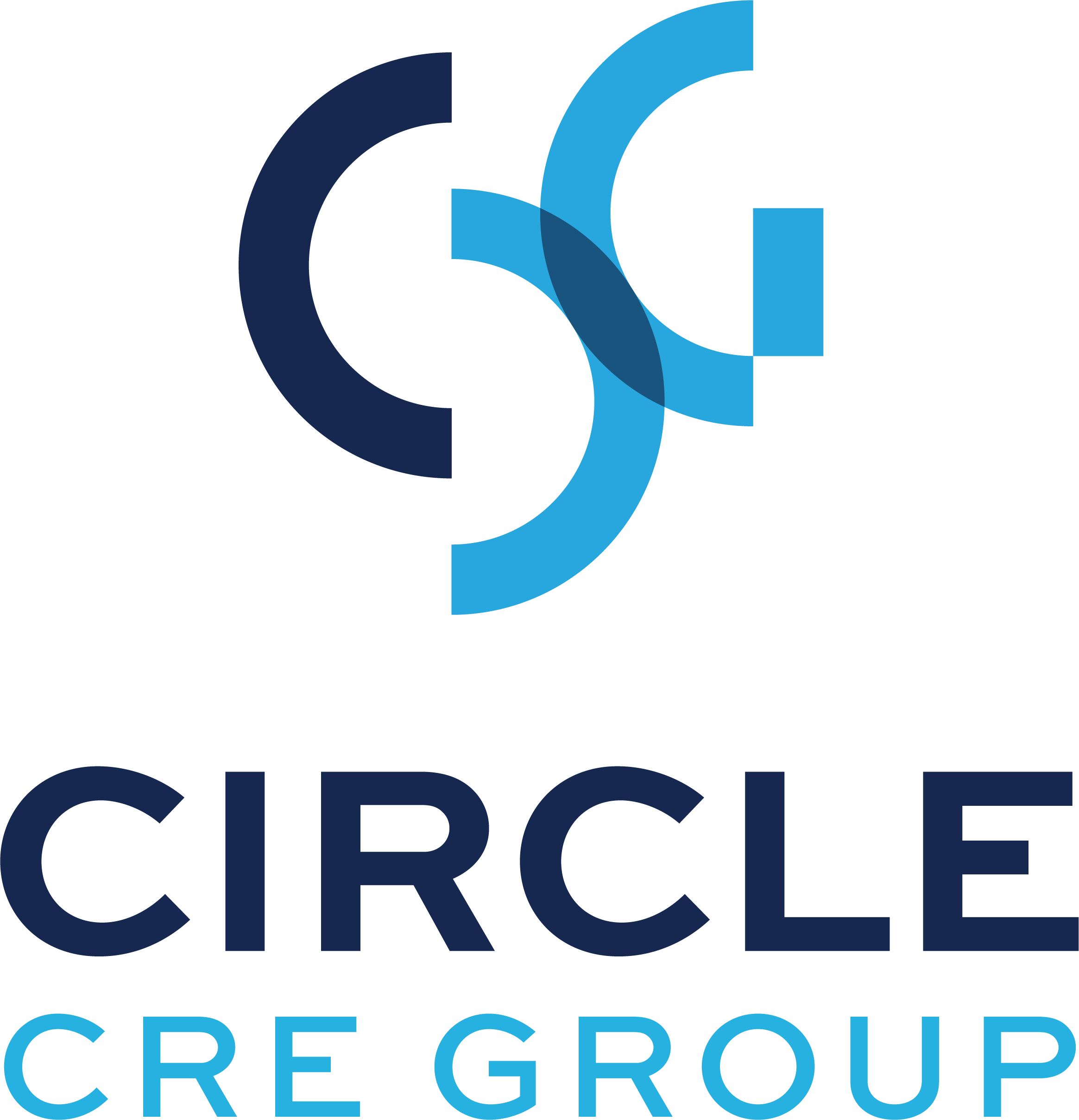 Circle CRE Group Logo, Vertical