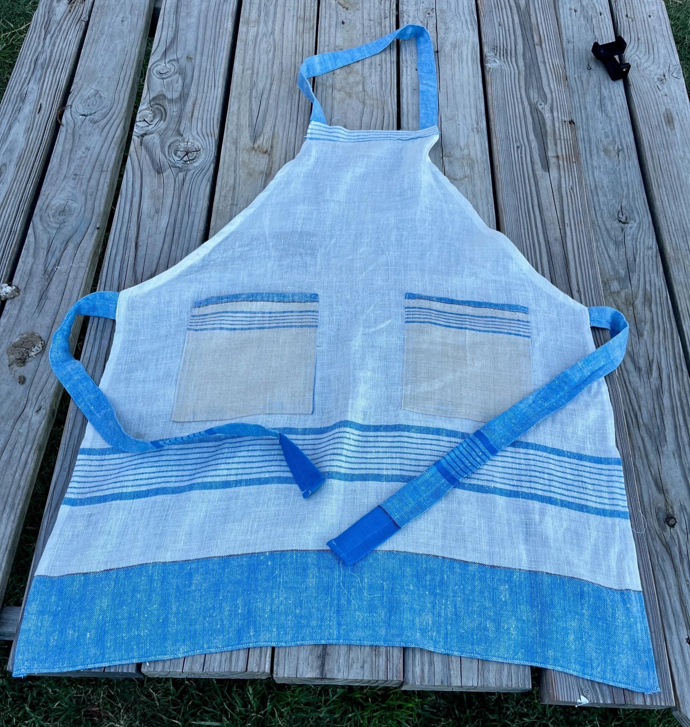 Turning a Vintage Tablecloth Into a One-of-a-Kind Apron