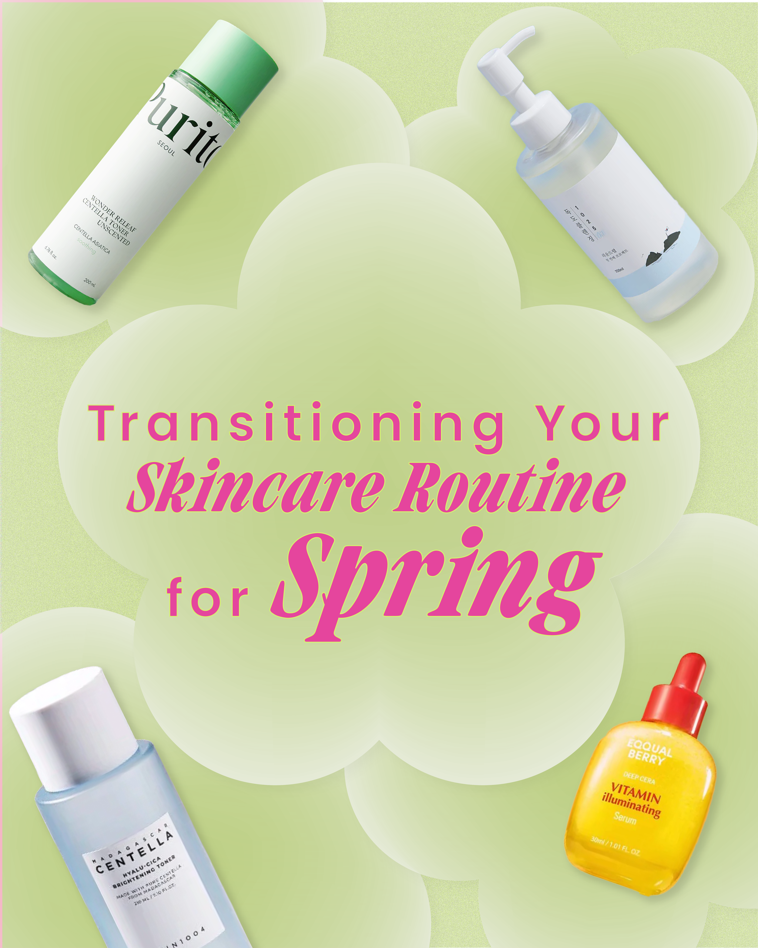 Blog Cover Design for a Spring Skincare Guide