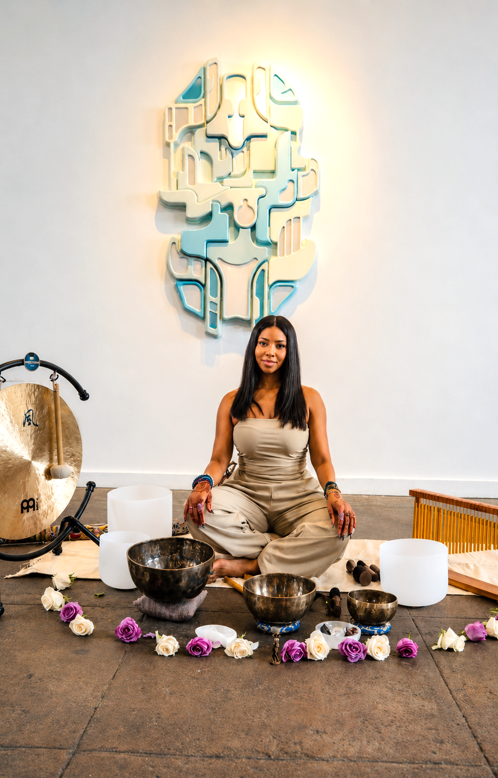 Sound Bath, Breath Work Facilitator: Crystal Singing Bowls, Tibetan Singing Bowls, Chimes, Gong, Rain Stick, Ocean Drum, Meditation.