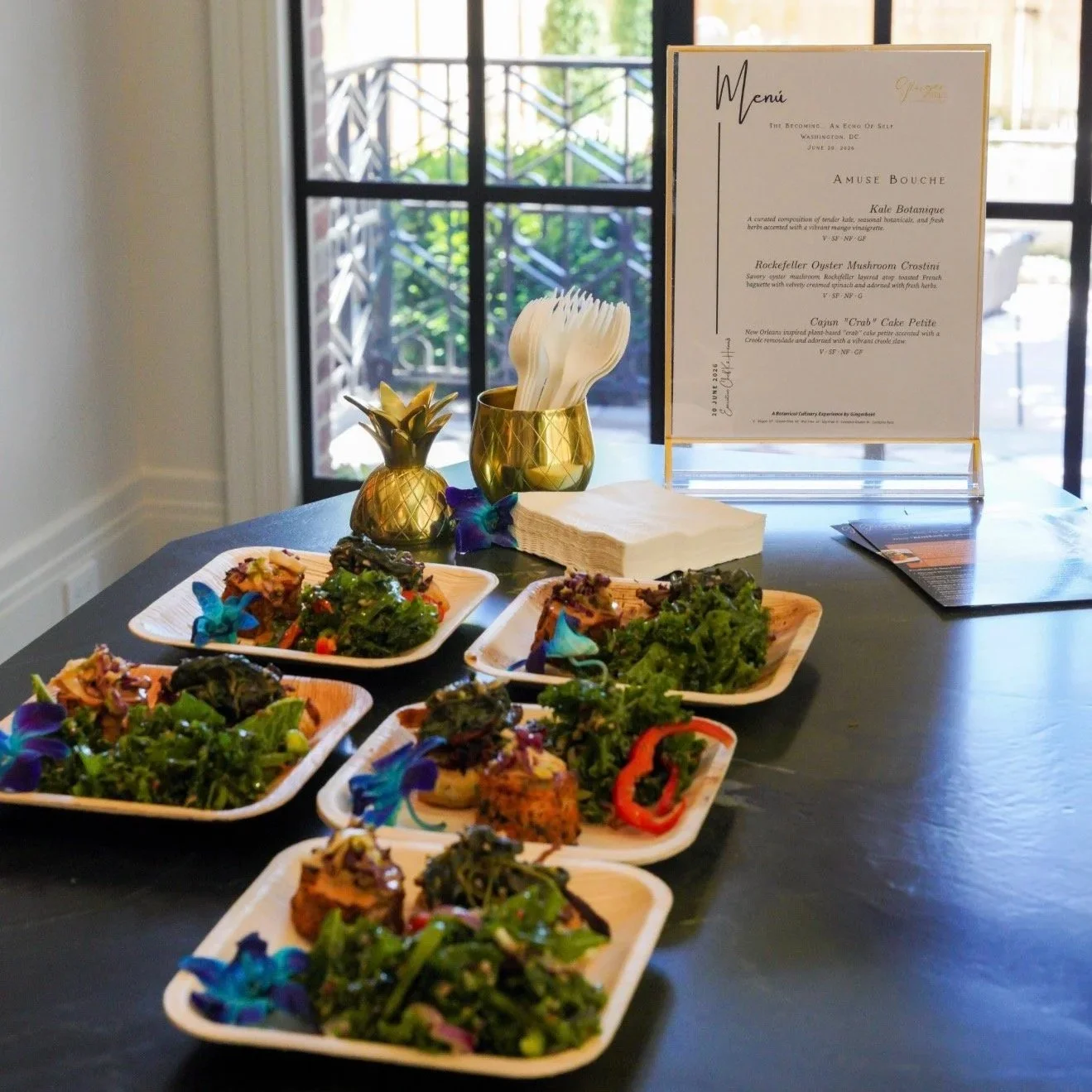 Botanical Plant-Based Cuisine Petites, Gluten-Free, Soy-Free, Nut-Free, Allergen Conscious, Sustainable Cuisine