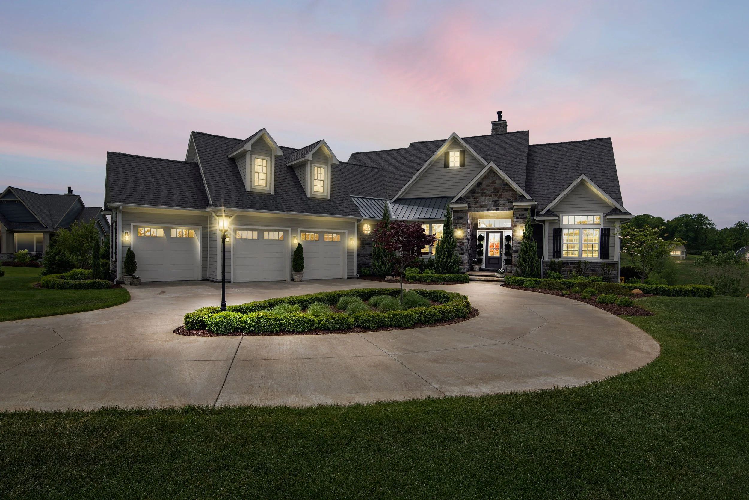 Residential home exterior representing a West Michigan home sale