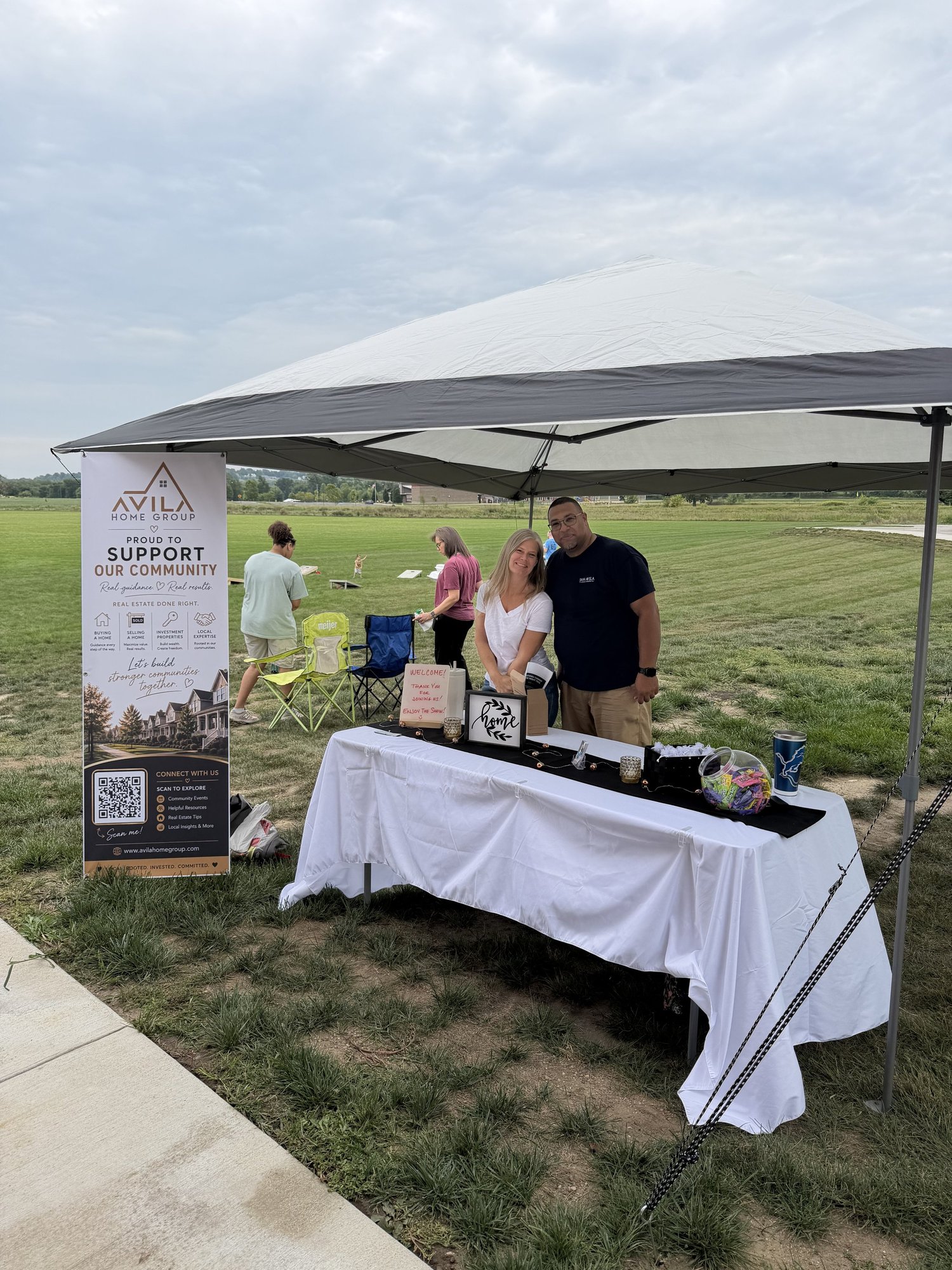 Community moments at Jamestown Township Movie Night