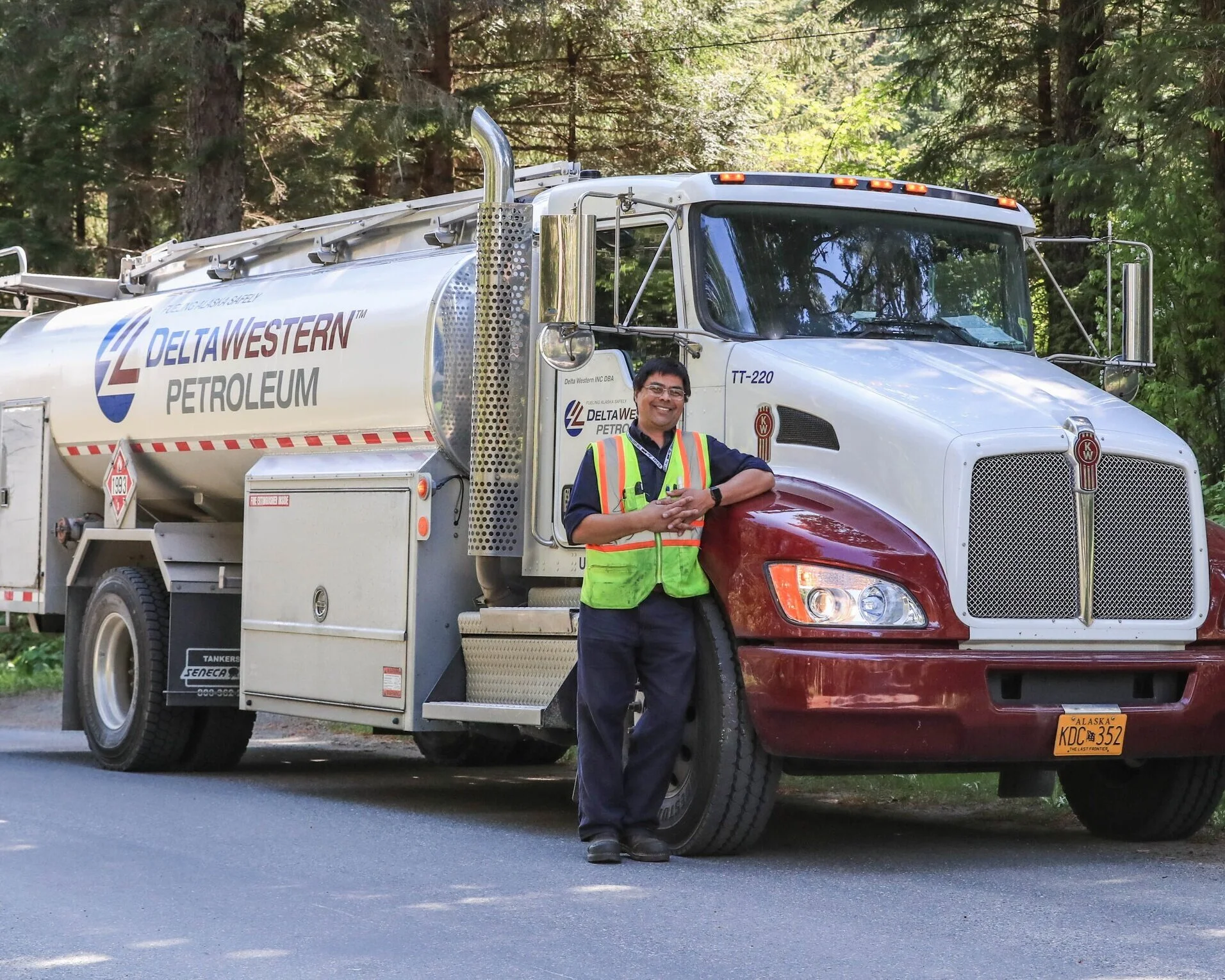 Delta Western driver next to truck