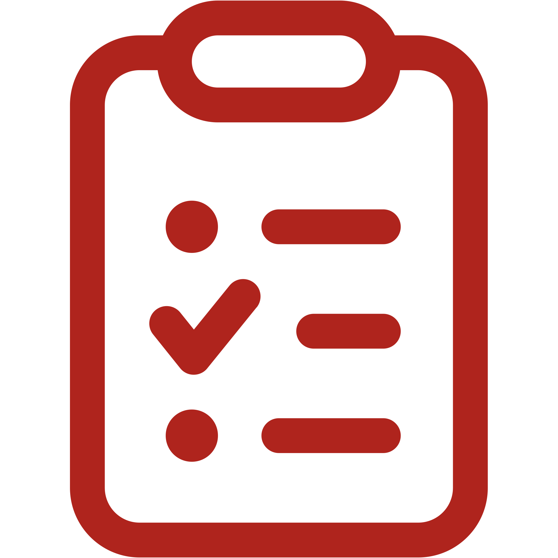 Checklist on clipboard icon