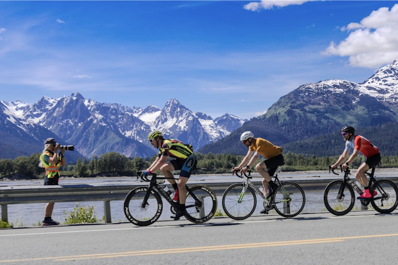 Bikers in Alaska