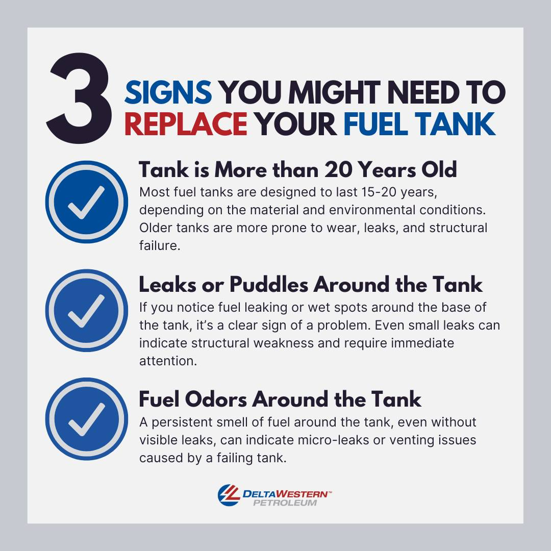 Replace your fuel tank info graphic