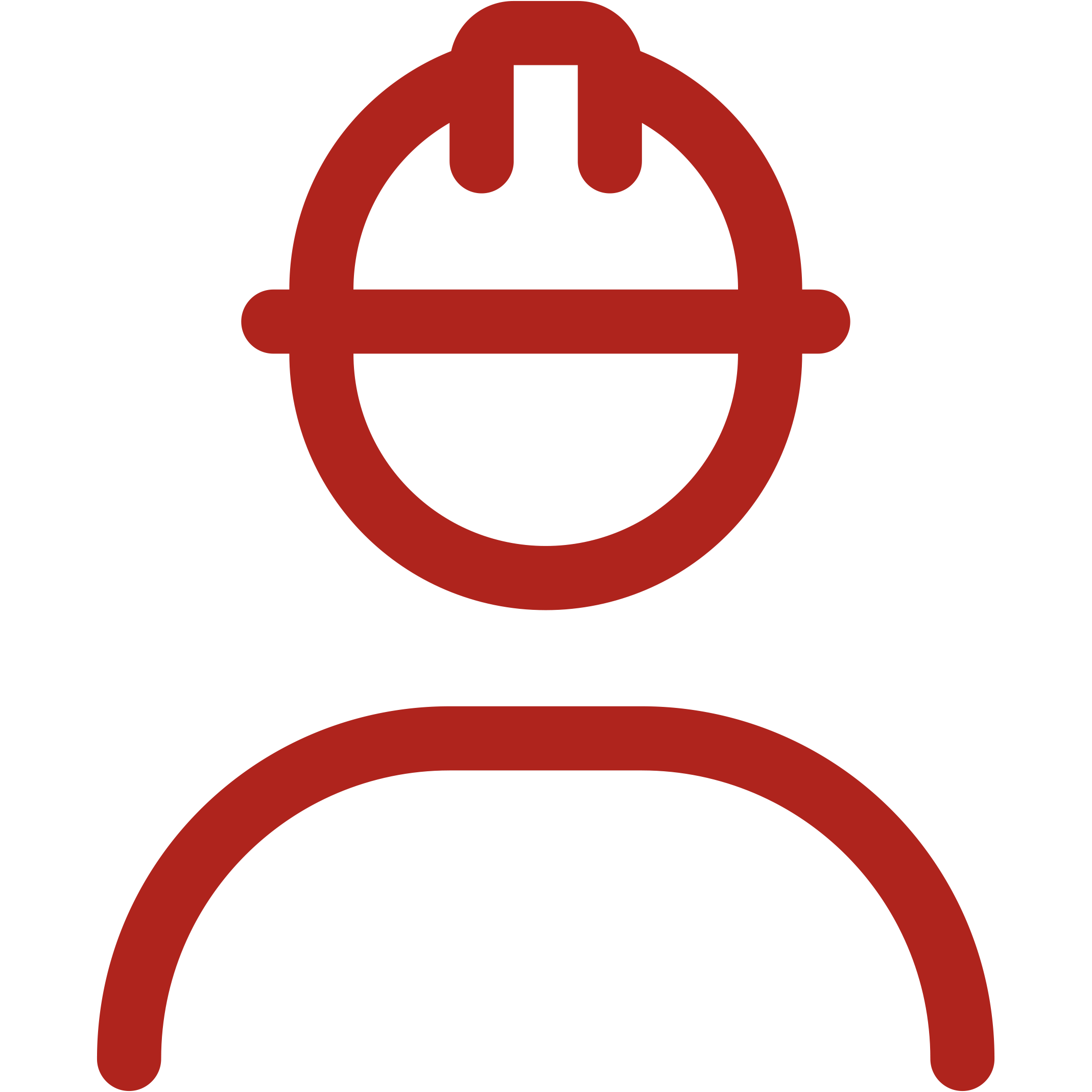 Person with hard hat icon