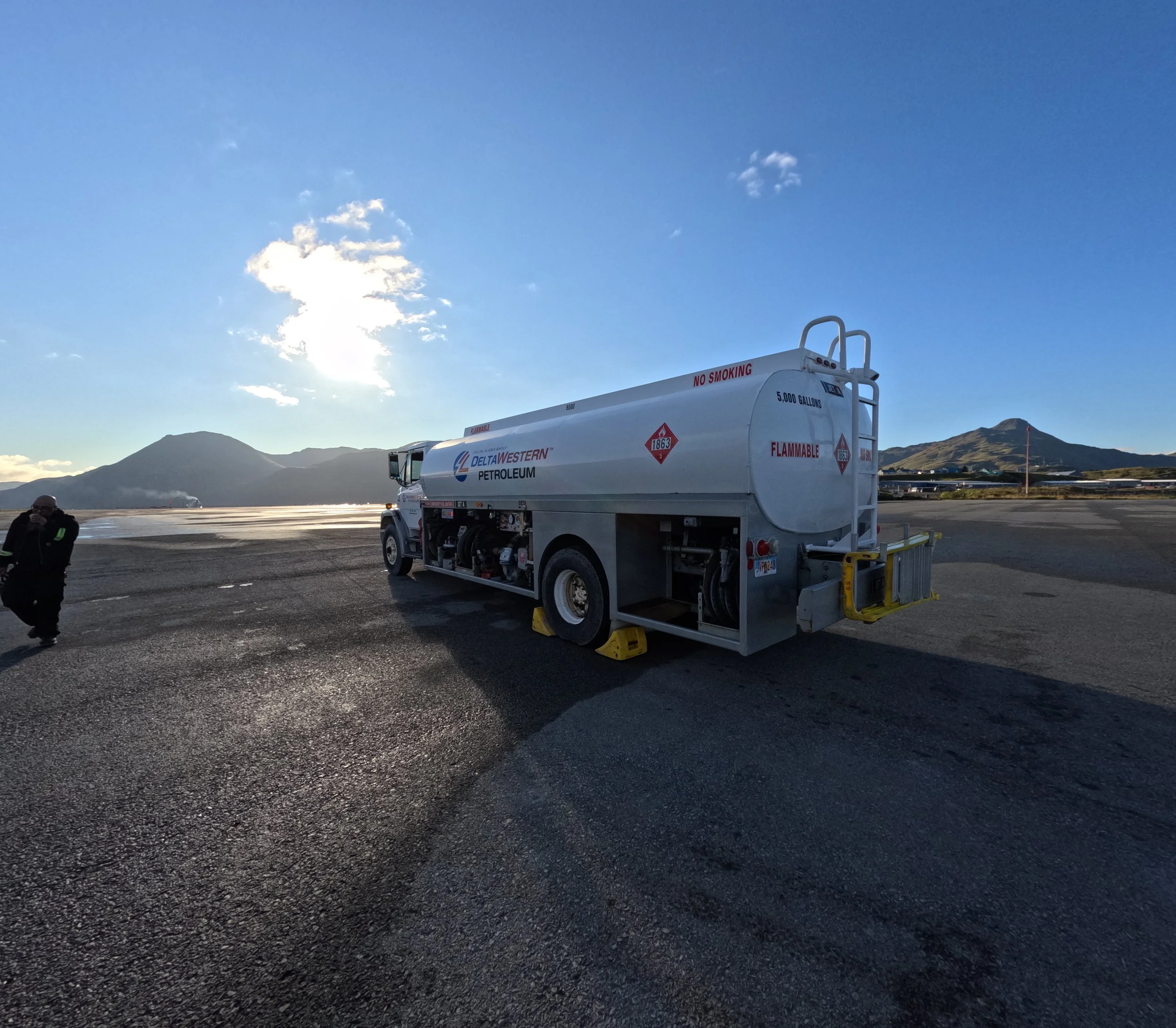 Delta Western petroleum delivery truck