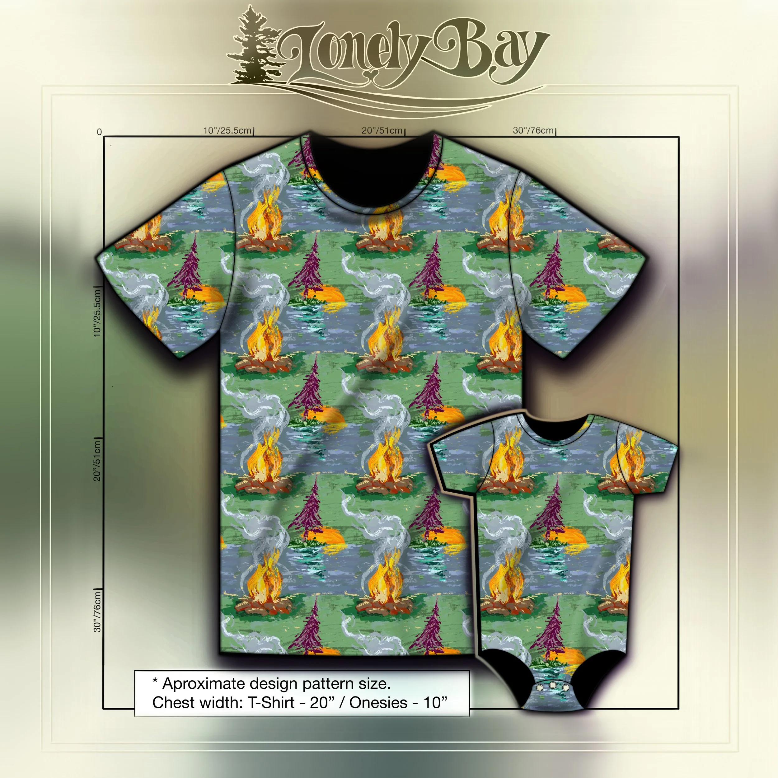 Painted Campfire Tshirt Full.jpg