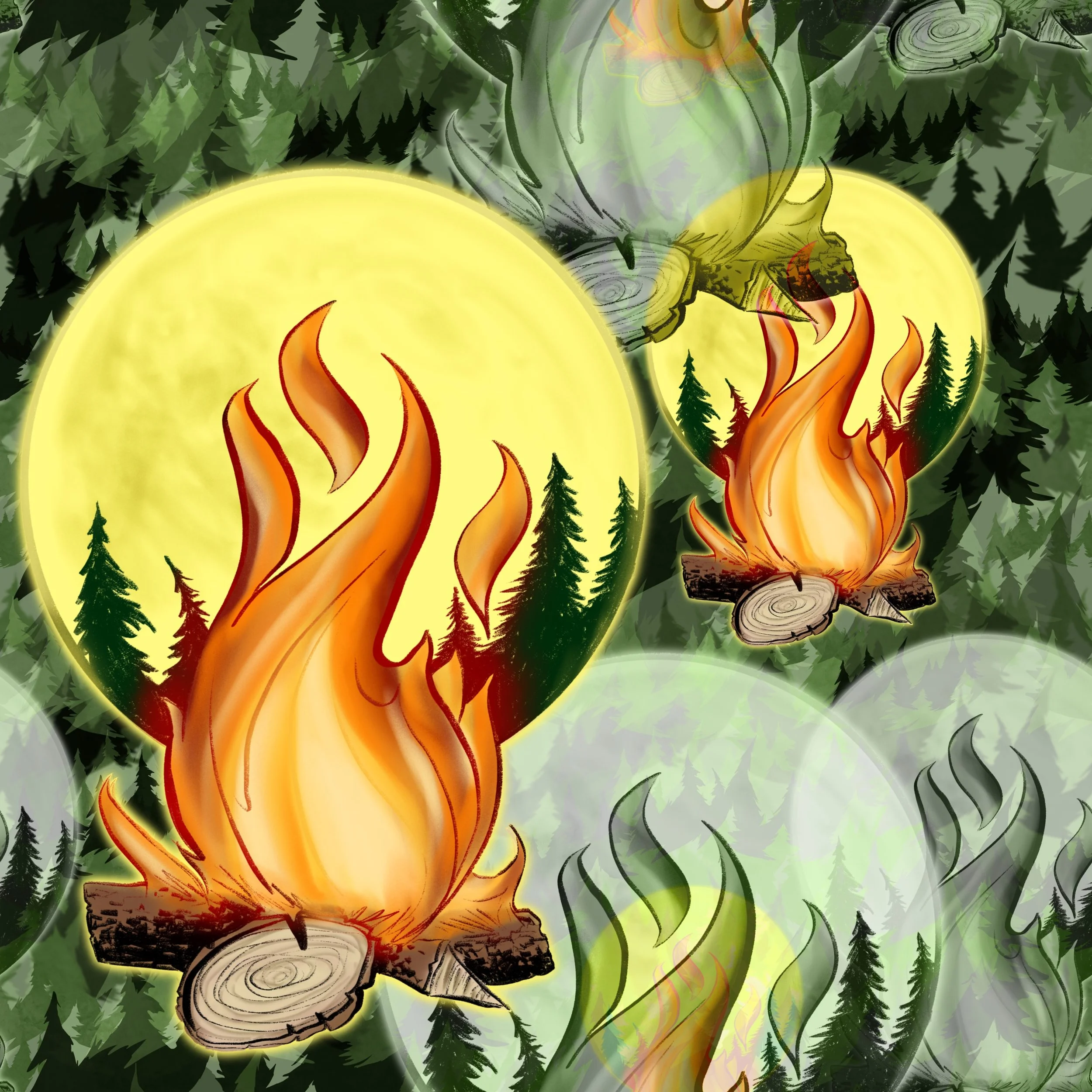 Campfire Trees