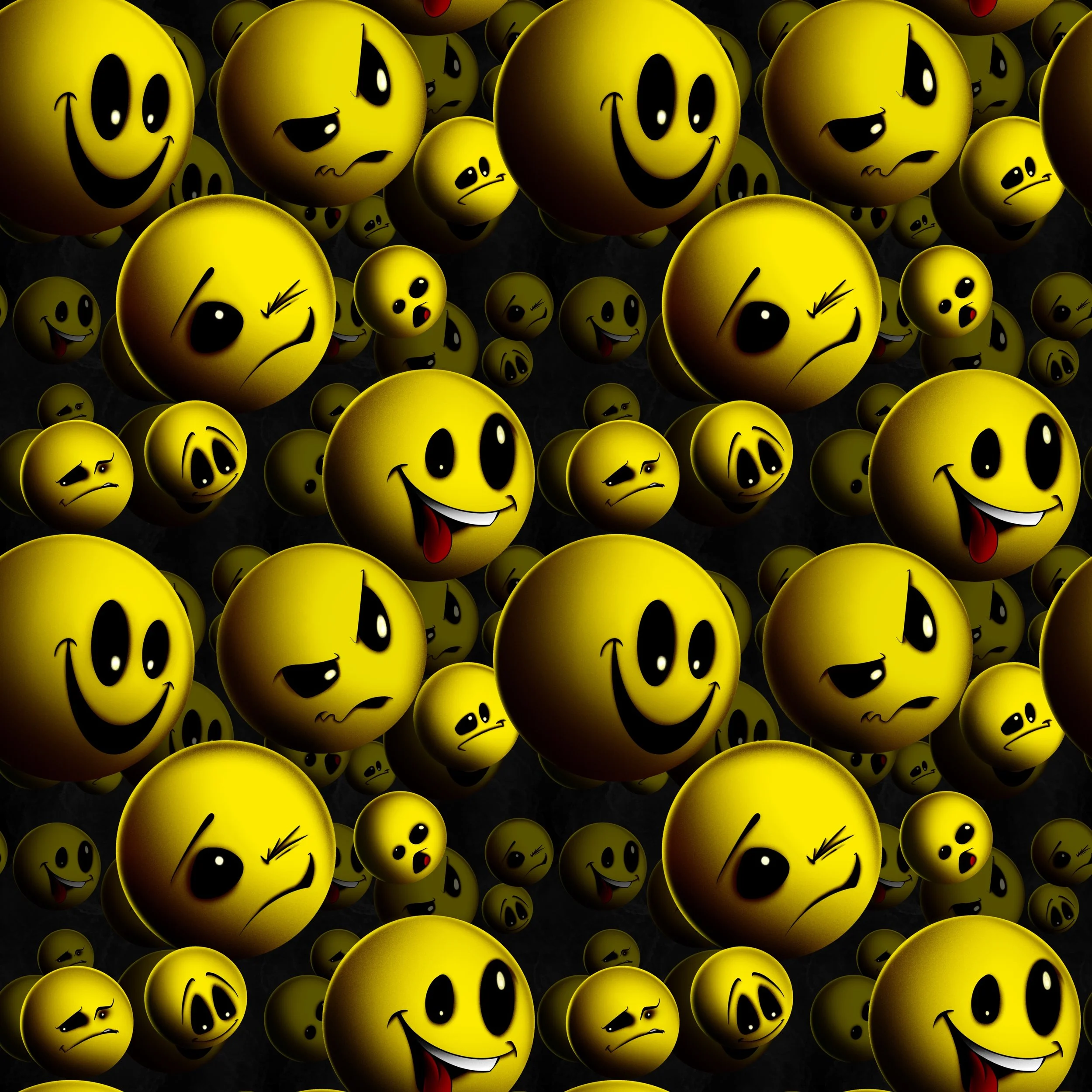 Smiley Faces-Half scale