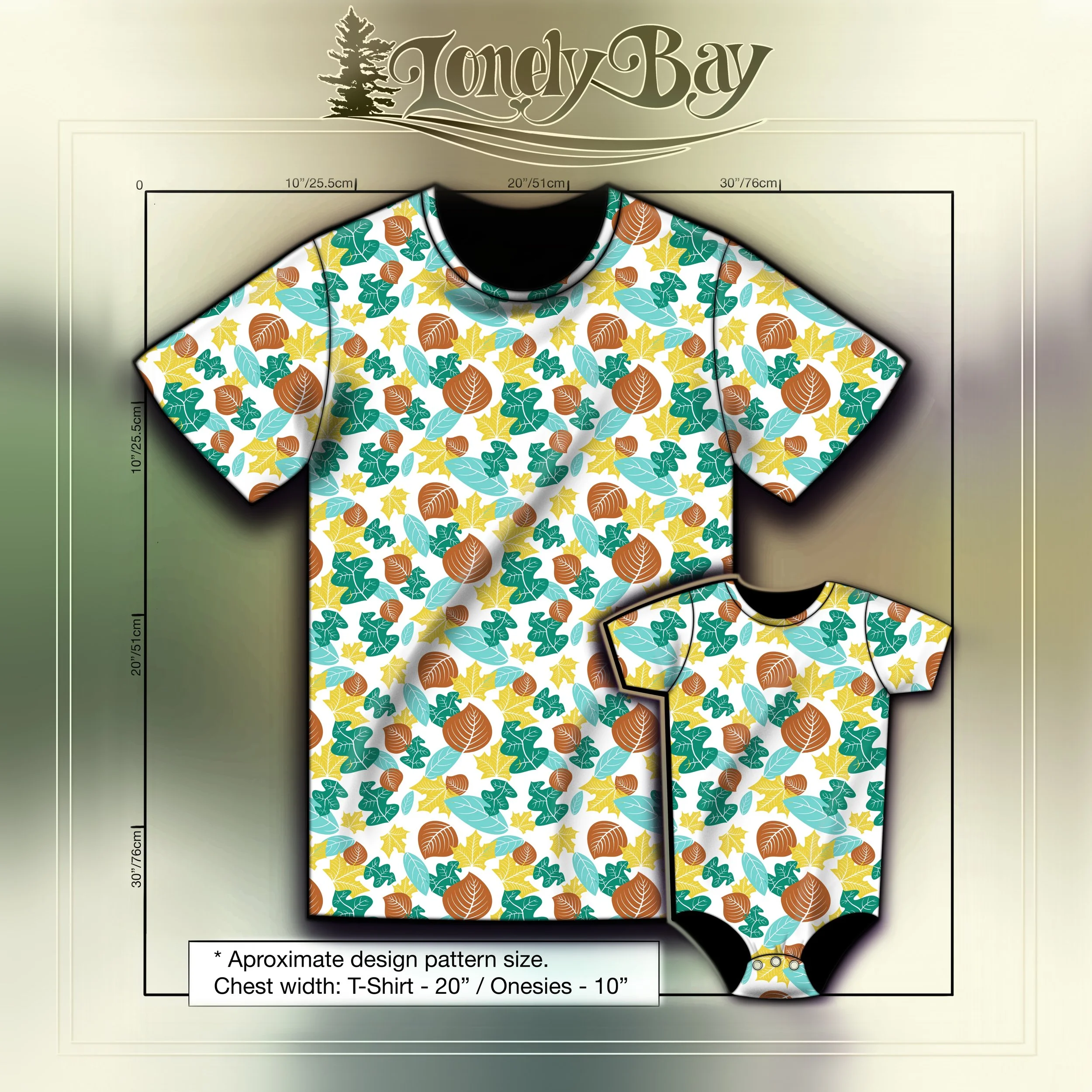 Fun Leaves White Tshirt Half.jpg