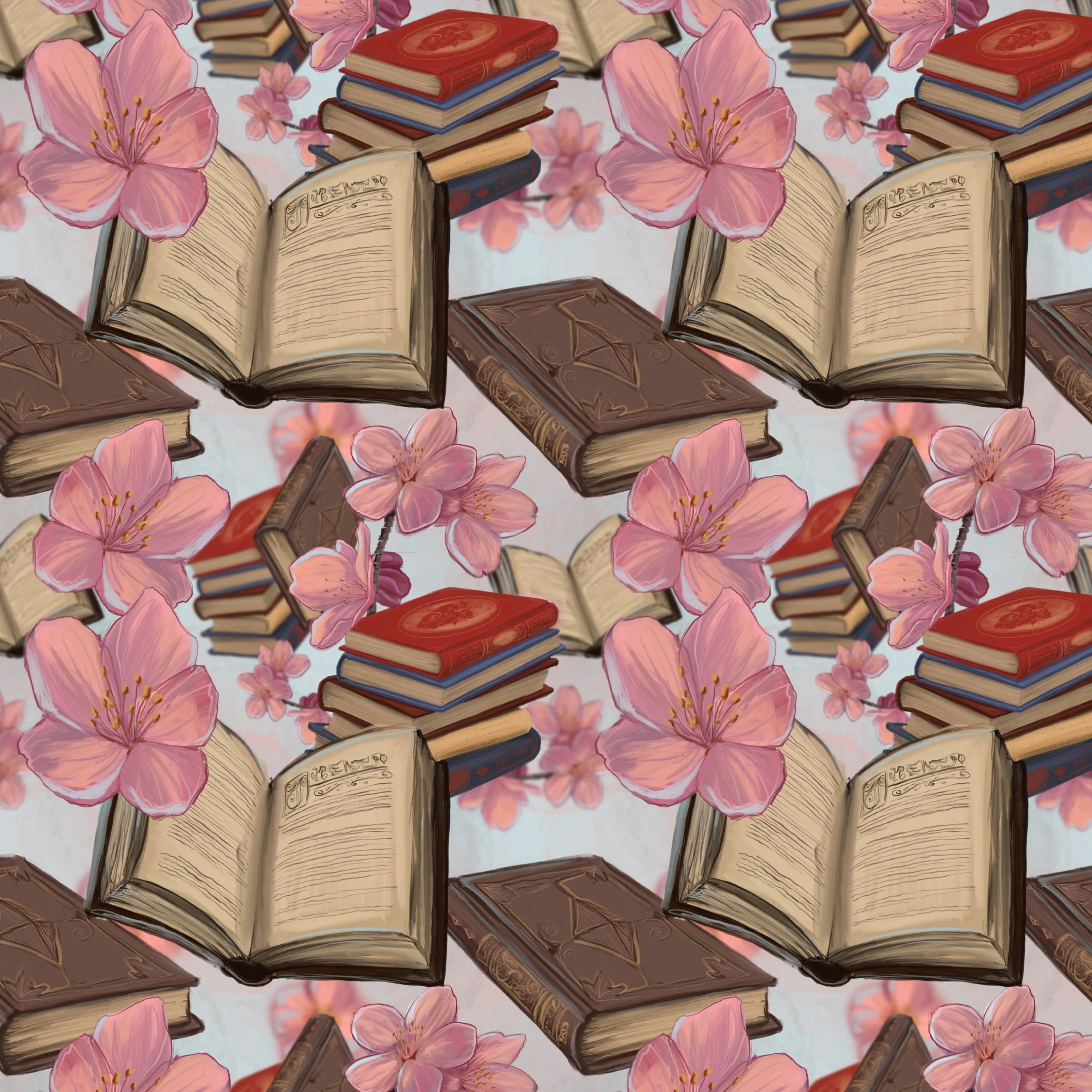 Cherry Blossom Books-Half Scale