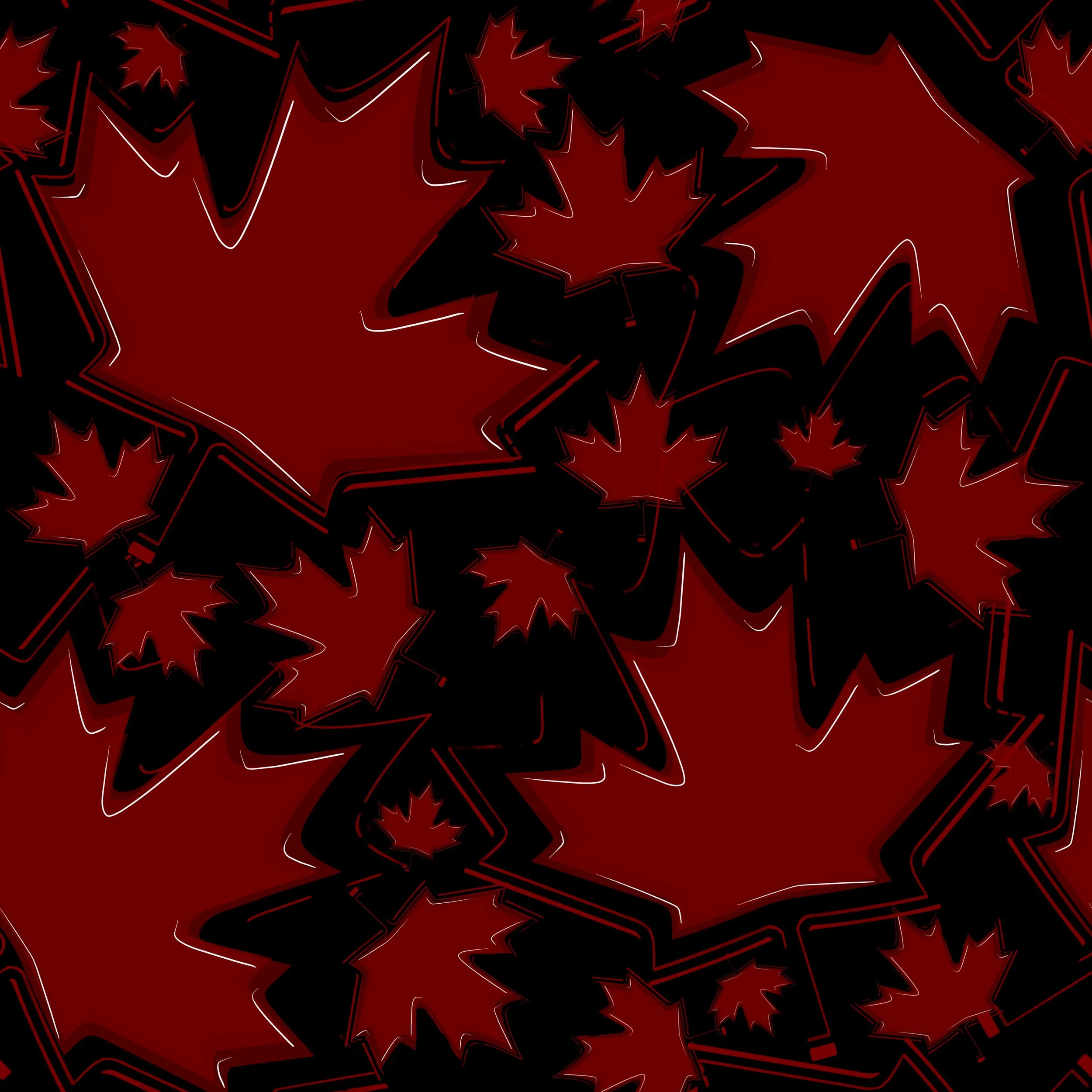 Bubbly Canada Leaf