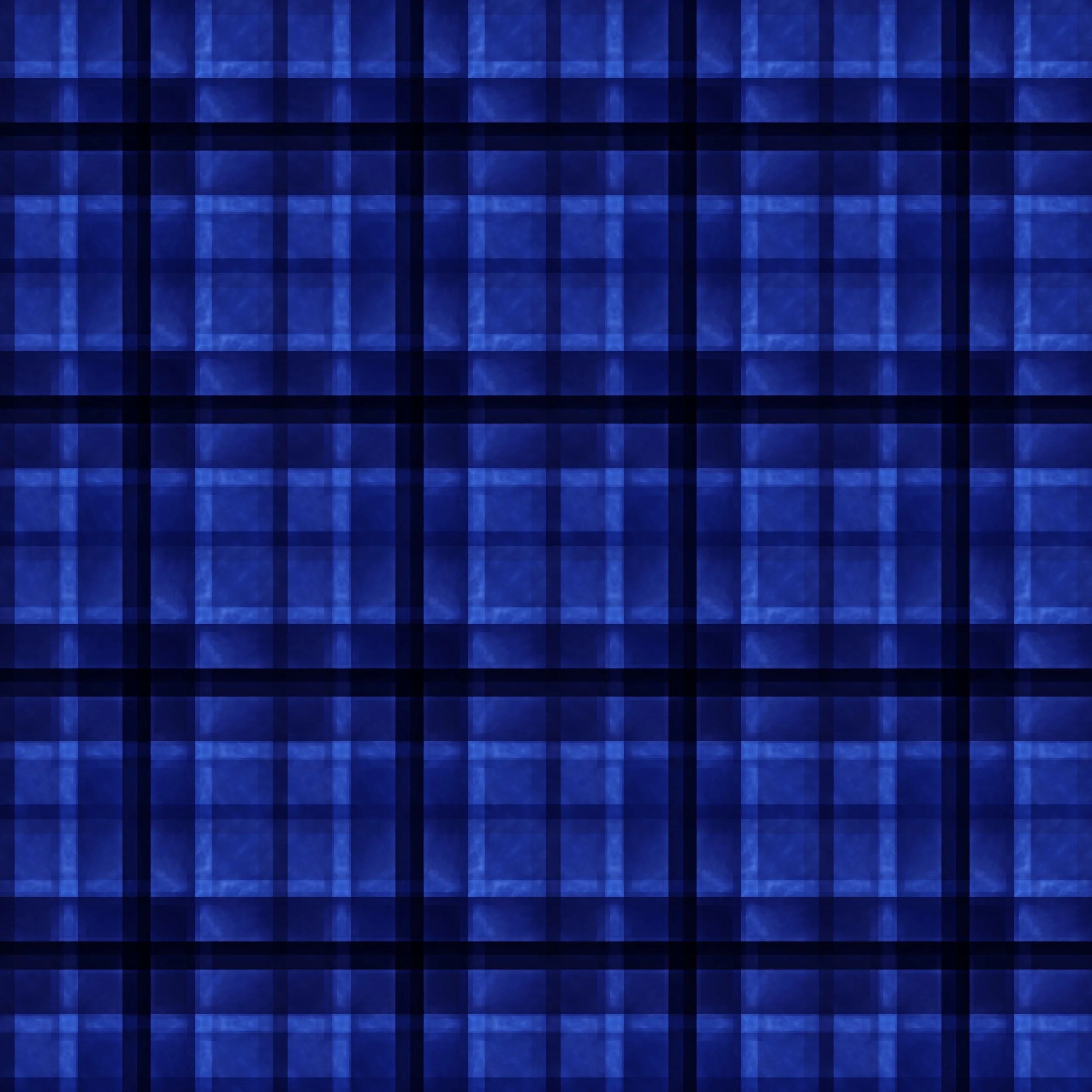 Blue Plaid- Half Scale